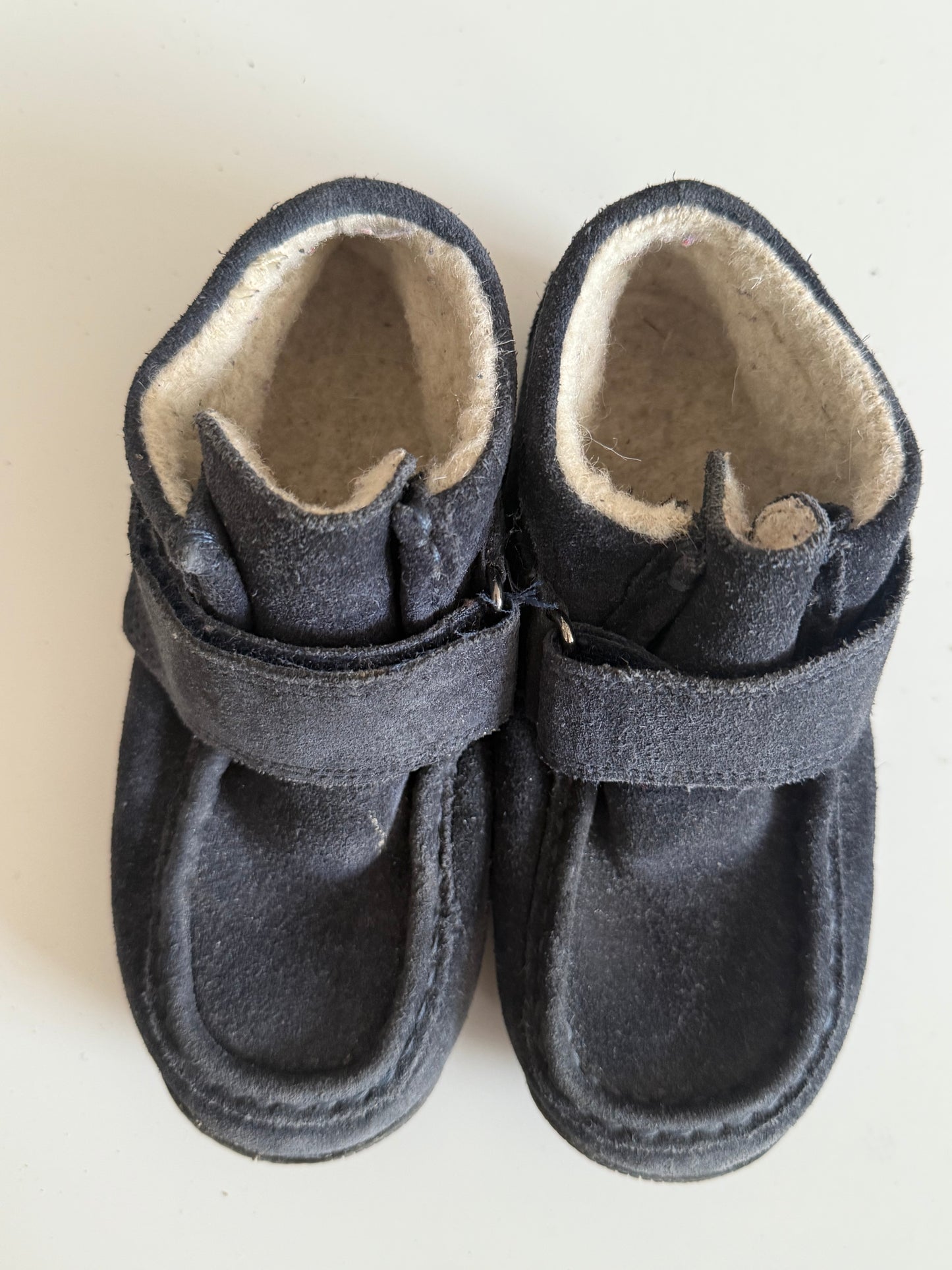 Naturino Wildlederschuhe Wolle Winterschuhe dunkelblau 28