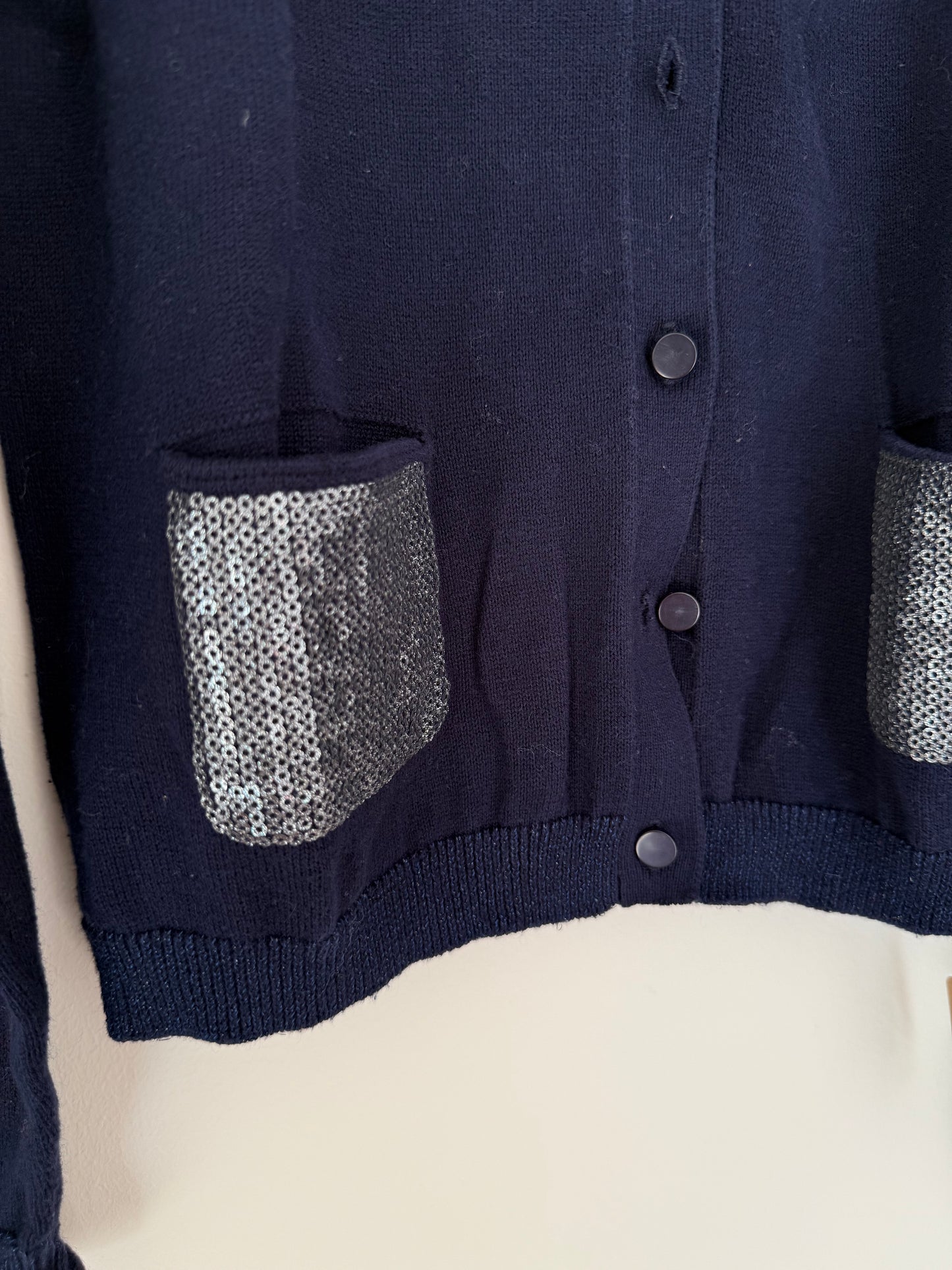 BILLIEBLUSH Strickjacke dunkelblau 140