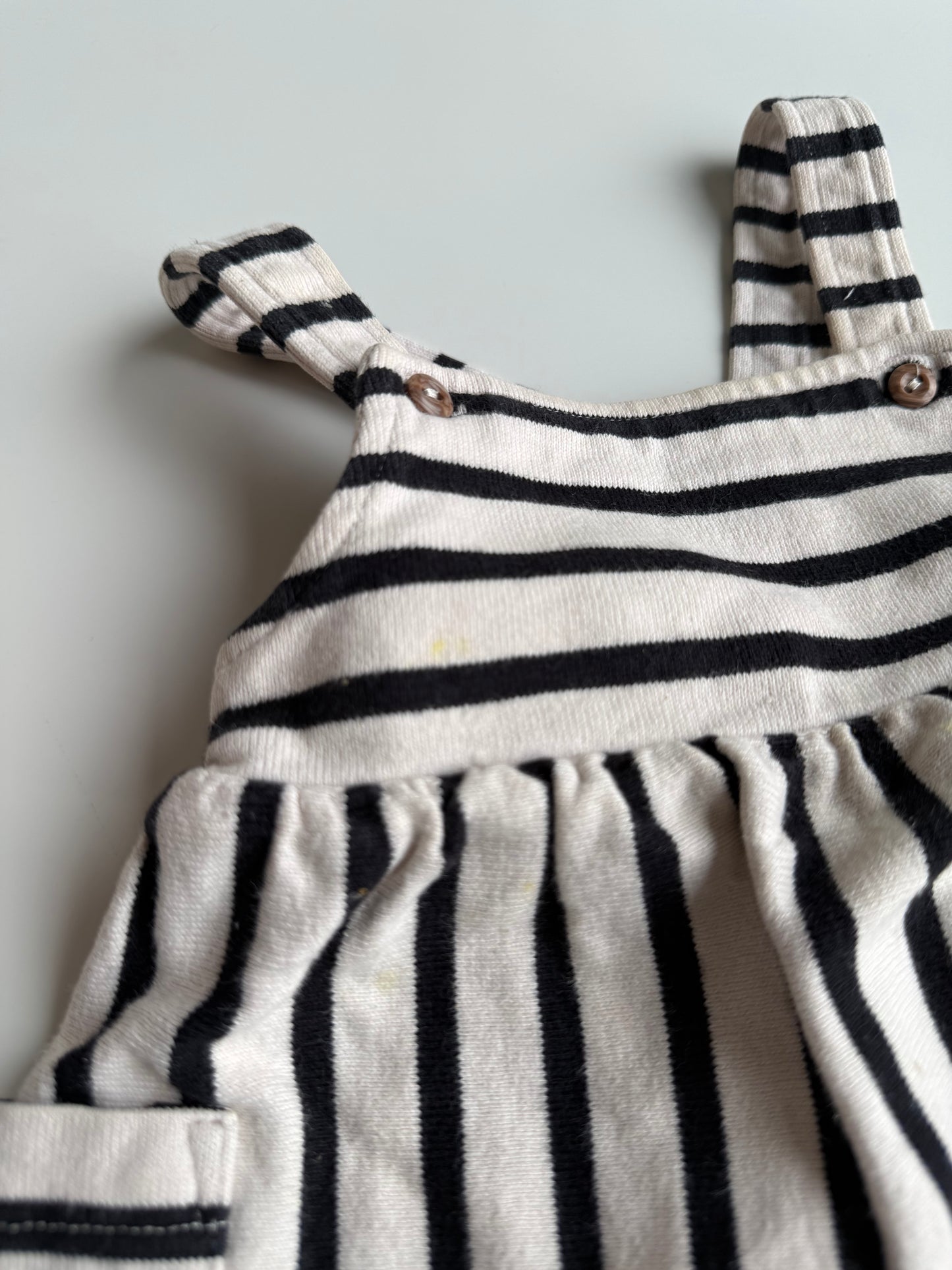 H&M Kleid schwarz weiß 74