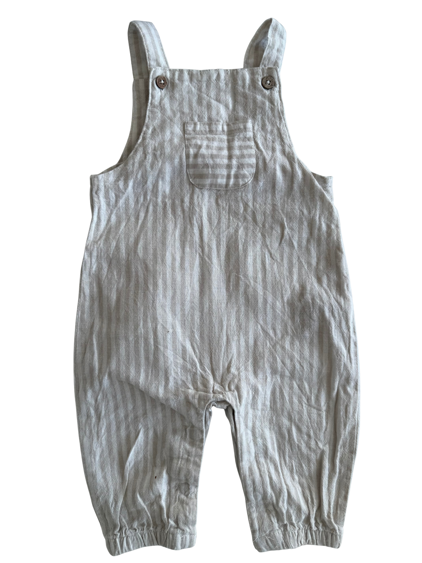 ALANA Latzhose beige weiß 68