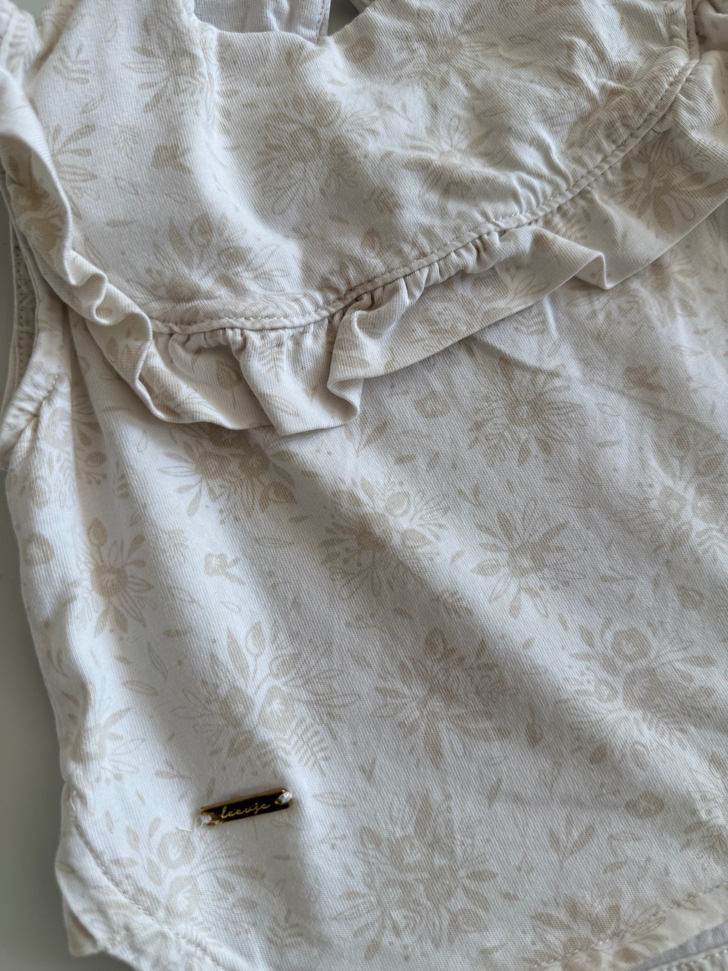 LEEVJE Oberteil beige Creme 74/80