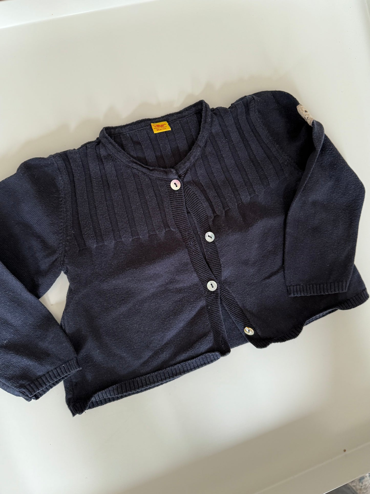 STEIFF Strickjacke dunkelblau 80