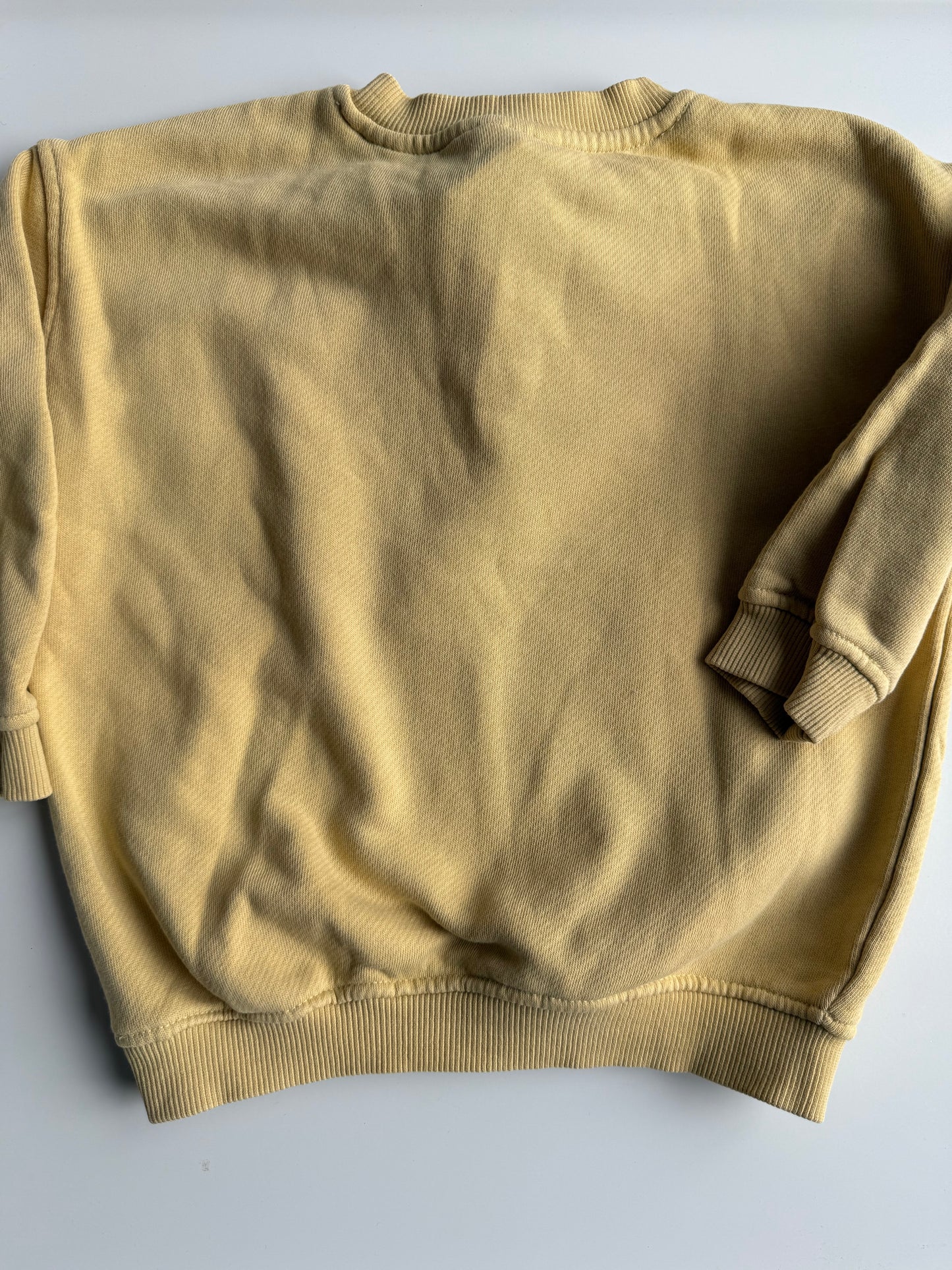 ZARA Sweatshirt gelb 98