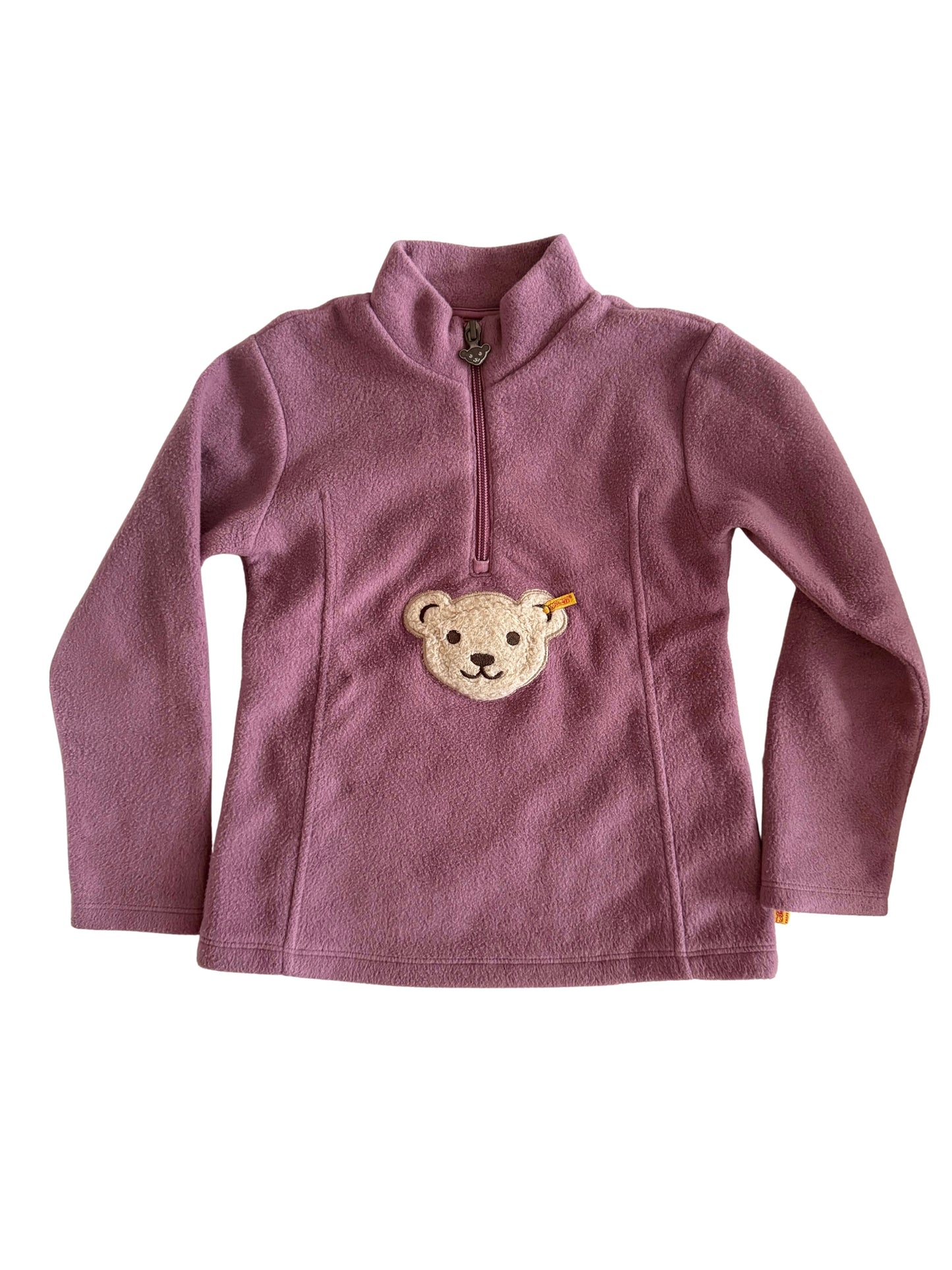STEIFF Fleece Pullover Jacke Flieder Bärchen 116