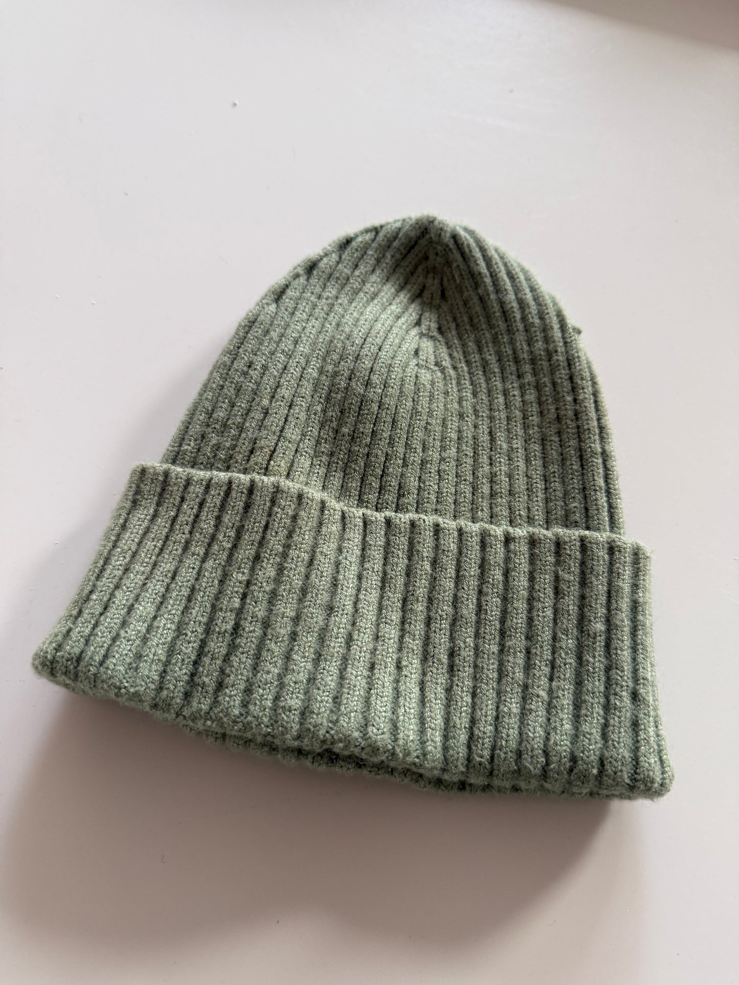 H&M Mütze Ripp grün 104/122