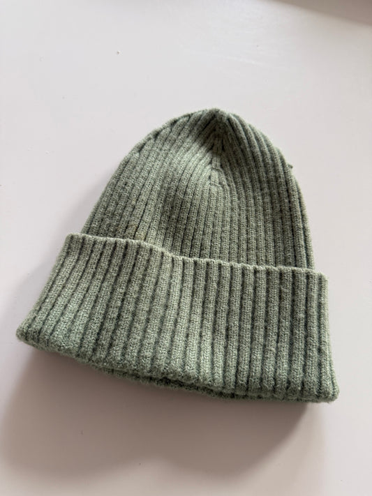 H&M Mütze Ripp grün 104/122