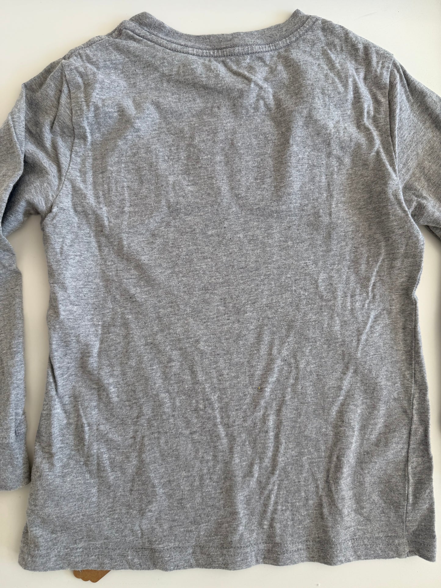 RALPH LAUREN Langarmshirt grau Polo 116