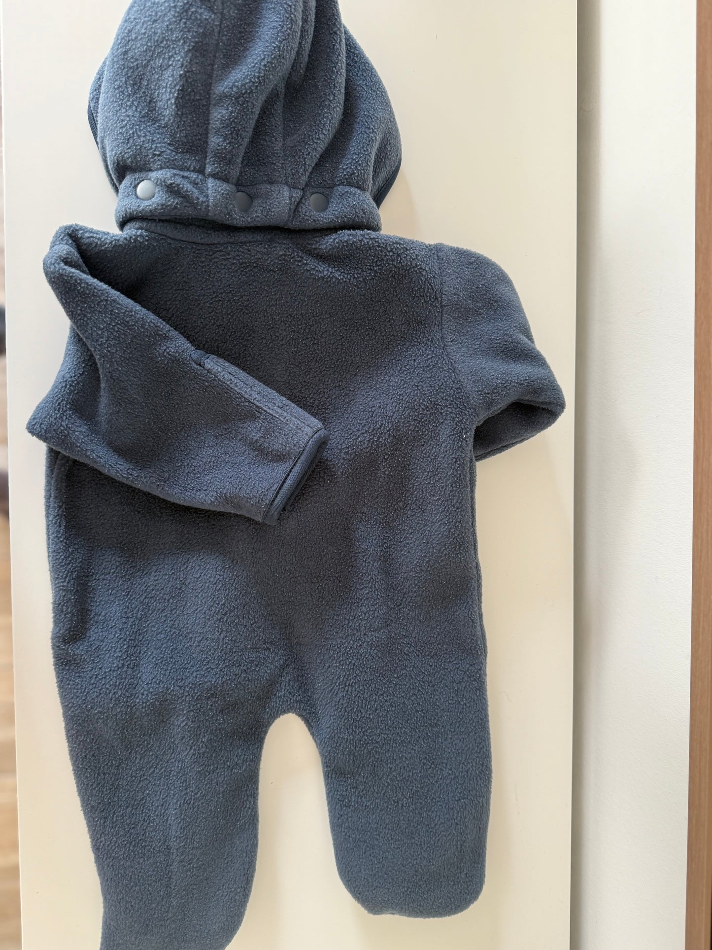 TCHIBO Fleeceanzug Jacke dunkelblau 50/56