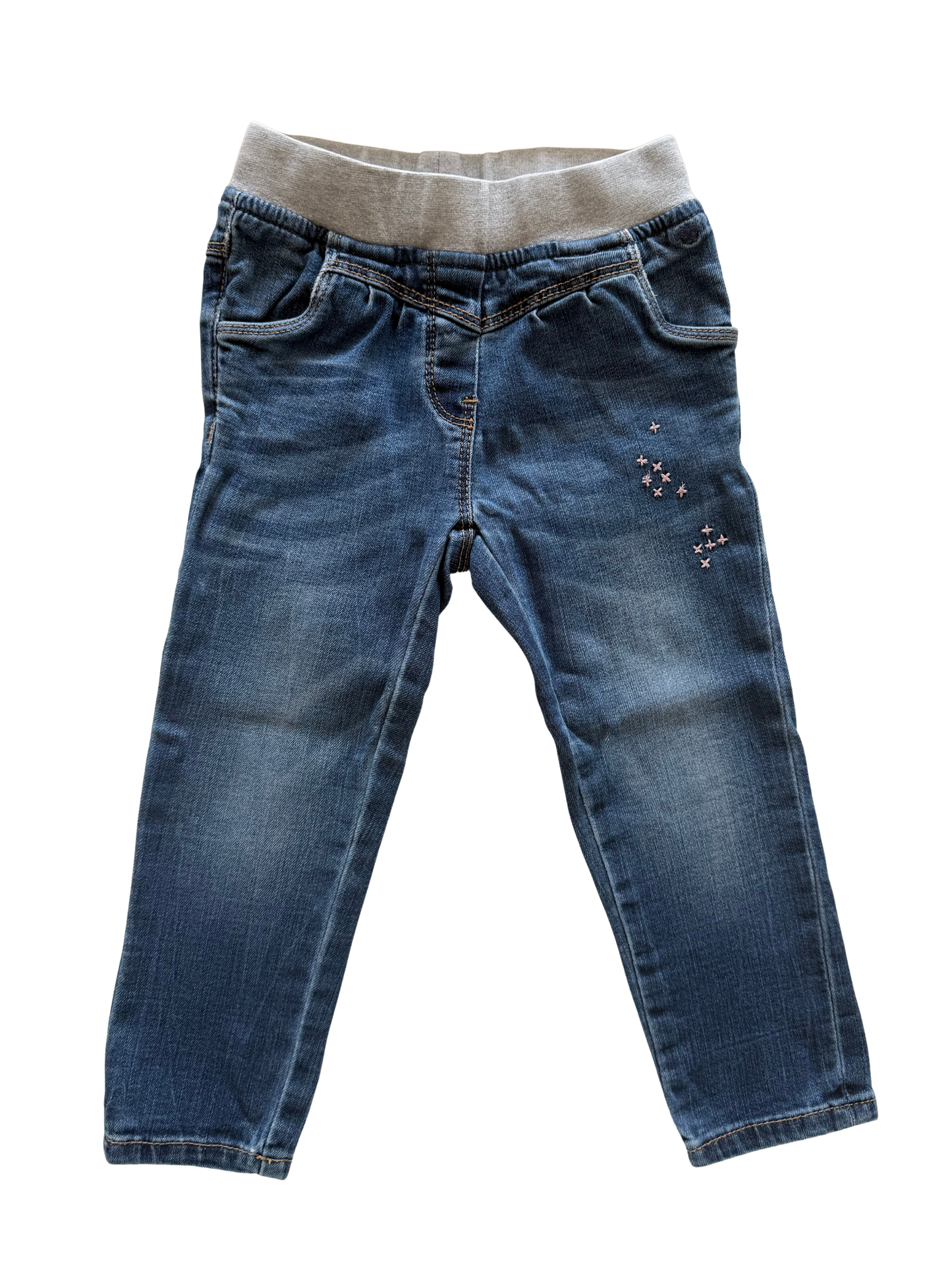 TOM TAILOR Jeans rosa bestickt 86