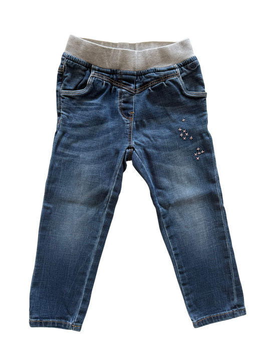 TOM TAILOR Jeans rosa bestickt 86