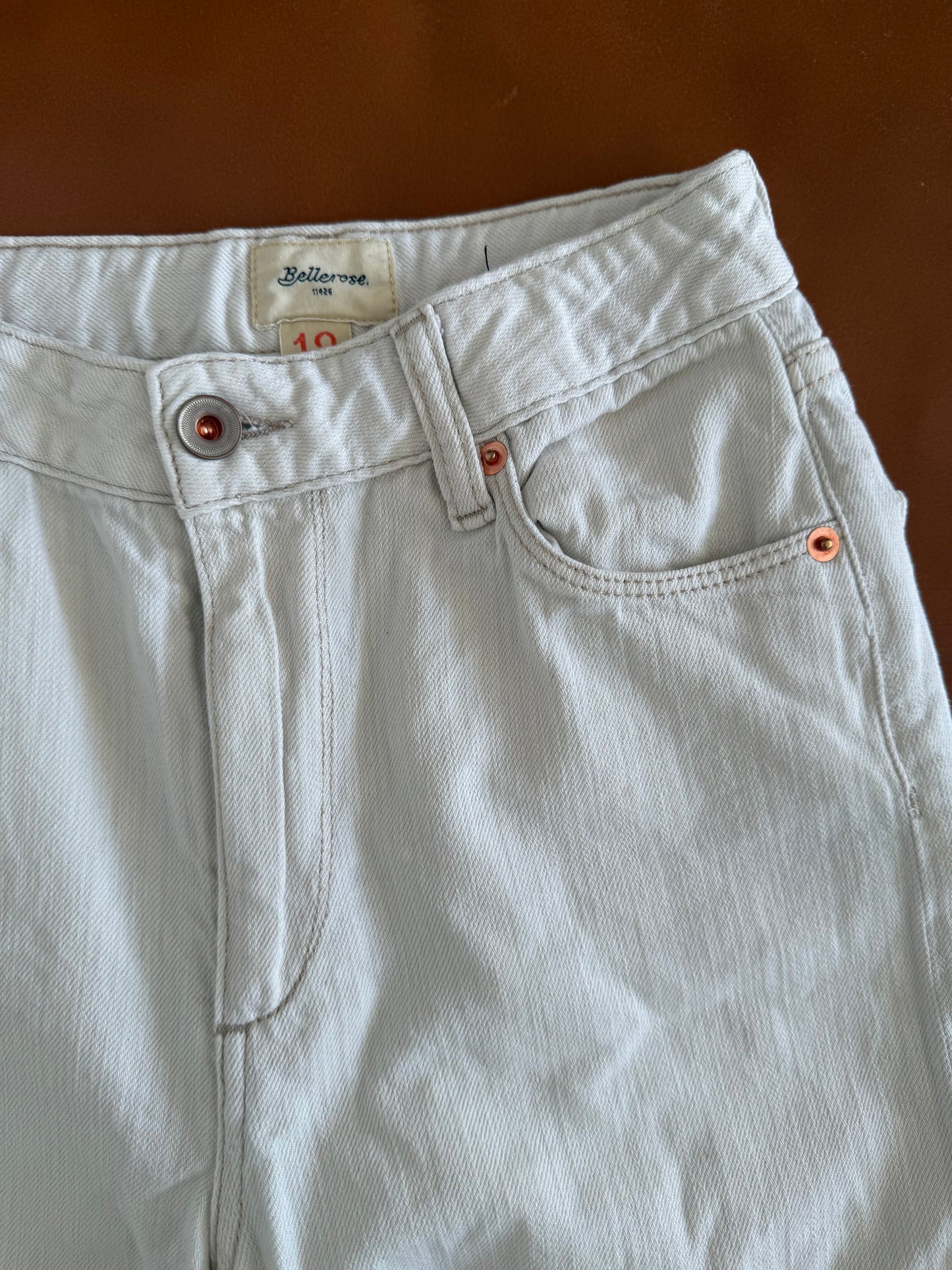 BELLEROSE Jeans wideleg weiß 152