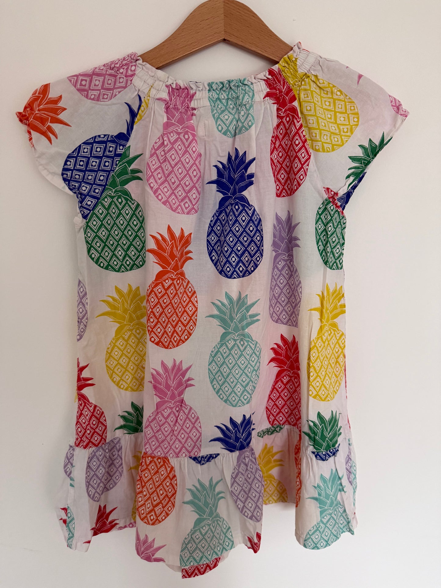 MINI BODEN Kleid Ananas bunt 110