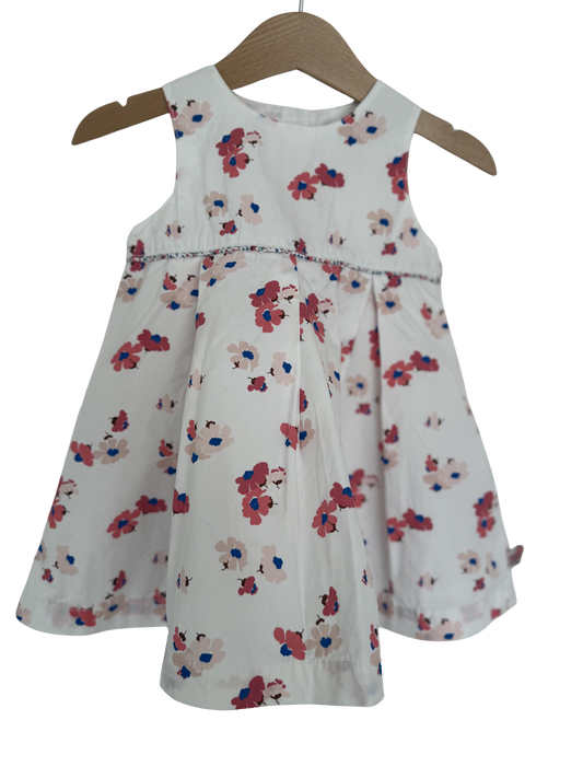 SERGENT MAJOR Sommerkleid Blumen weiß rot pink blau 68/74