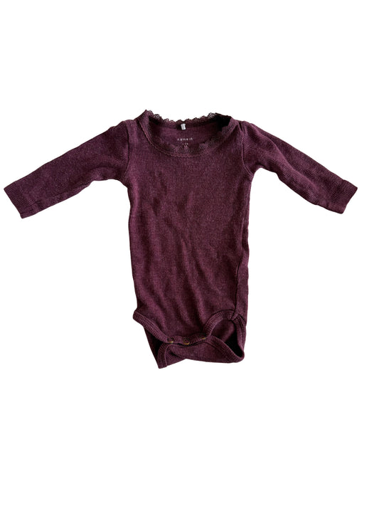 NAME IT Body Ripp lila burgundy 56