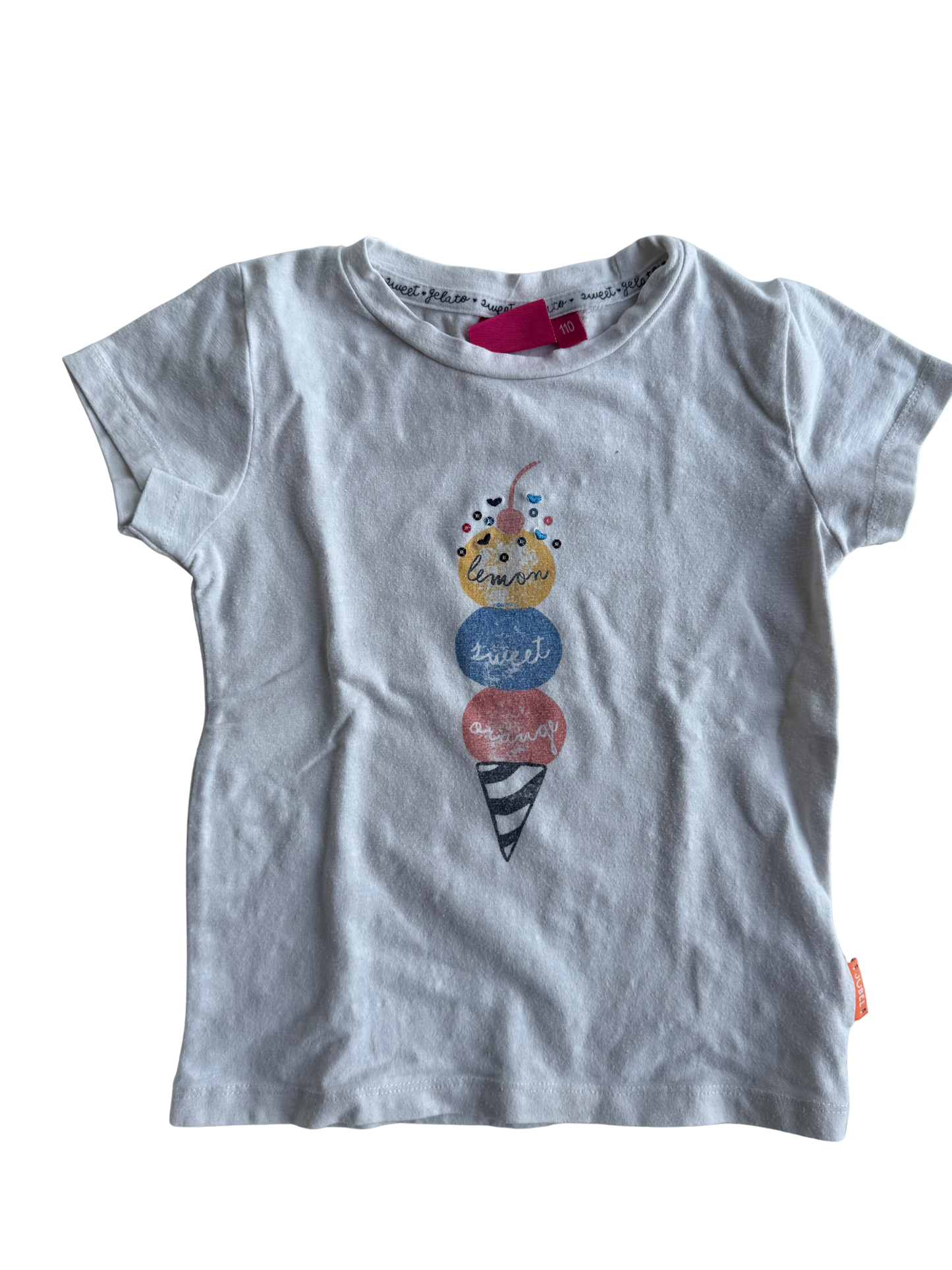 JUBEL T-Shirt Eis weiß 104/110