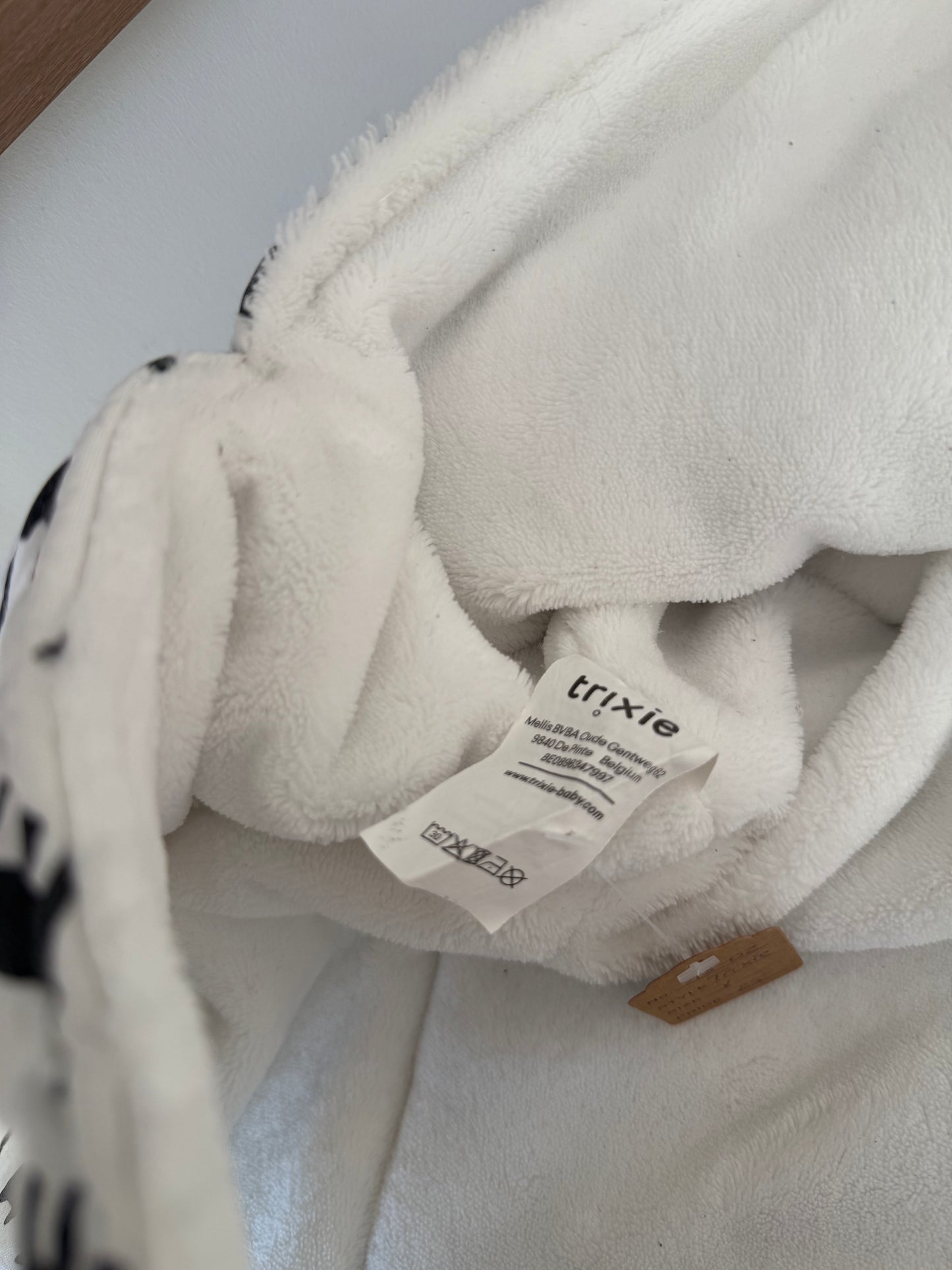 TRIXIE Fußsack Babyschale weiß schwarz Katzen