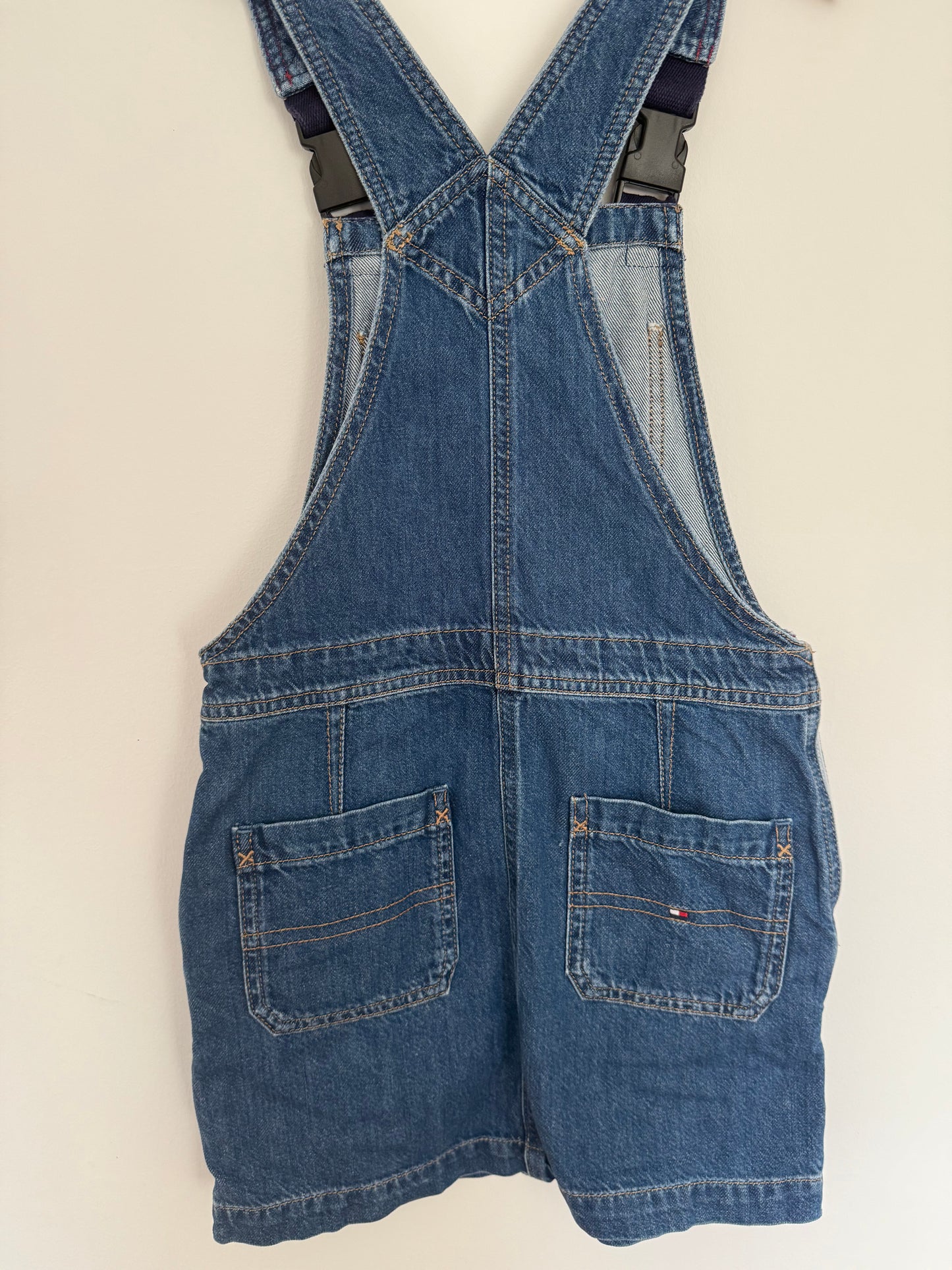 TOMMY HILFIGER Latzrock Kleid Jeans 140