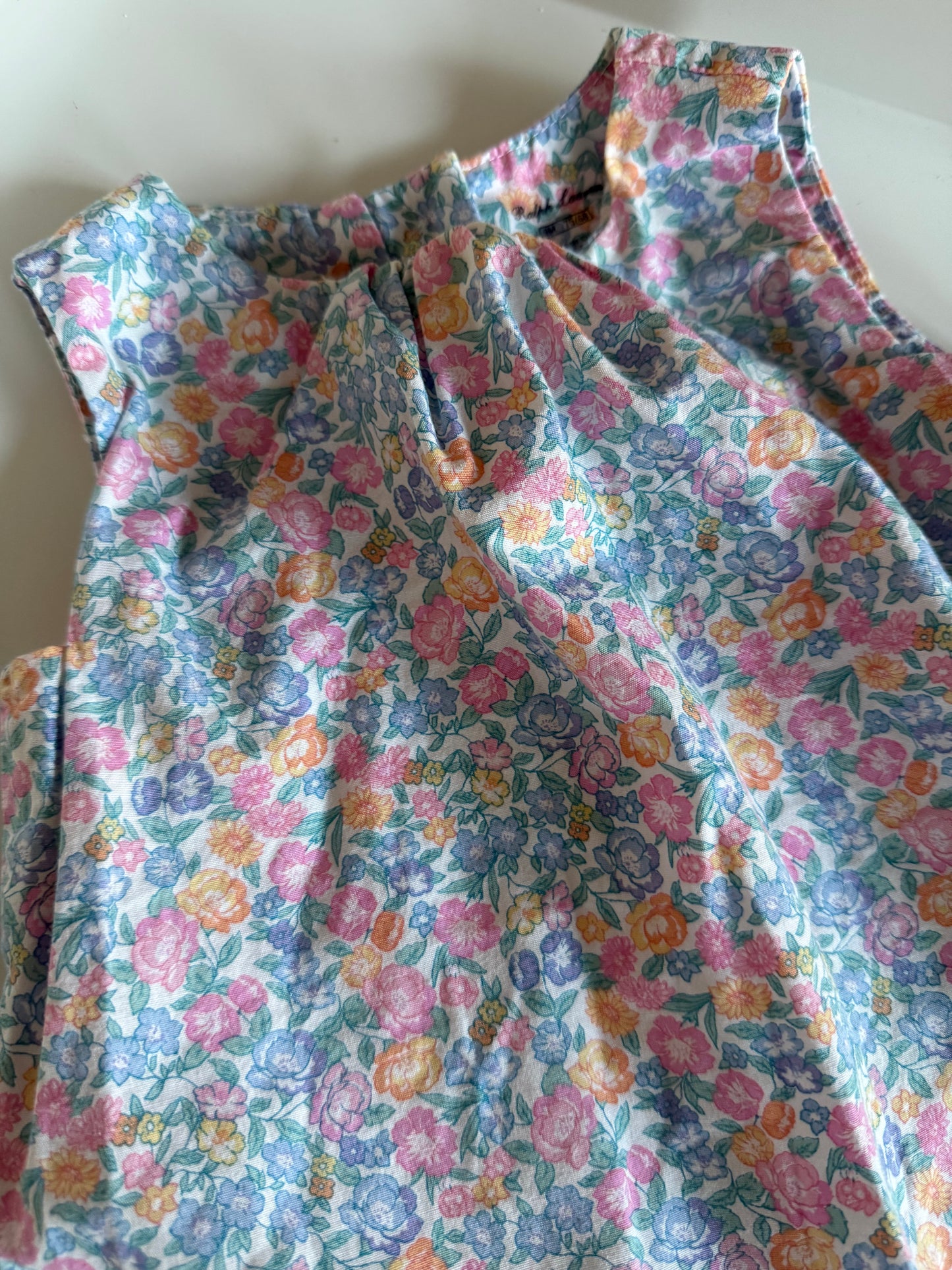RALPH LAUREN Anzug Sommer Streublumen bunt 74
