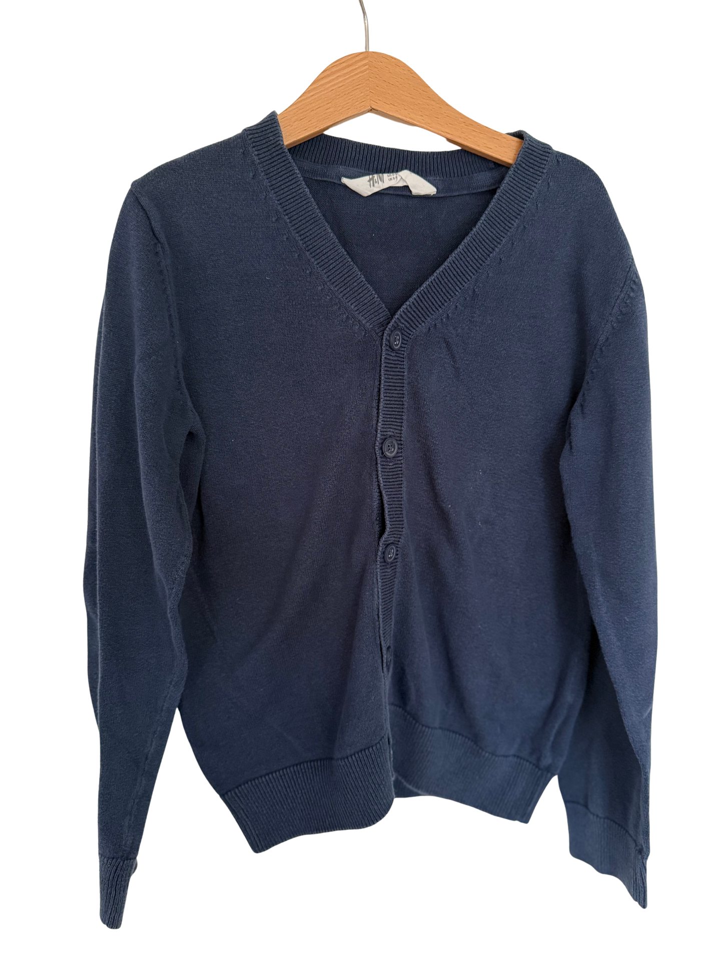 H&M Strickjacke dunkelblau 134/140