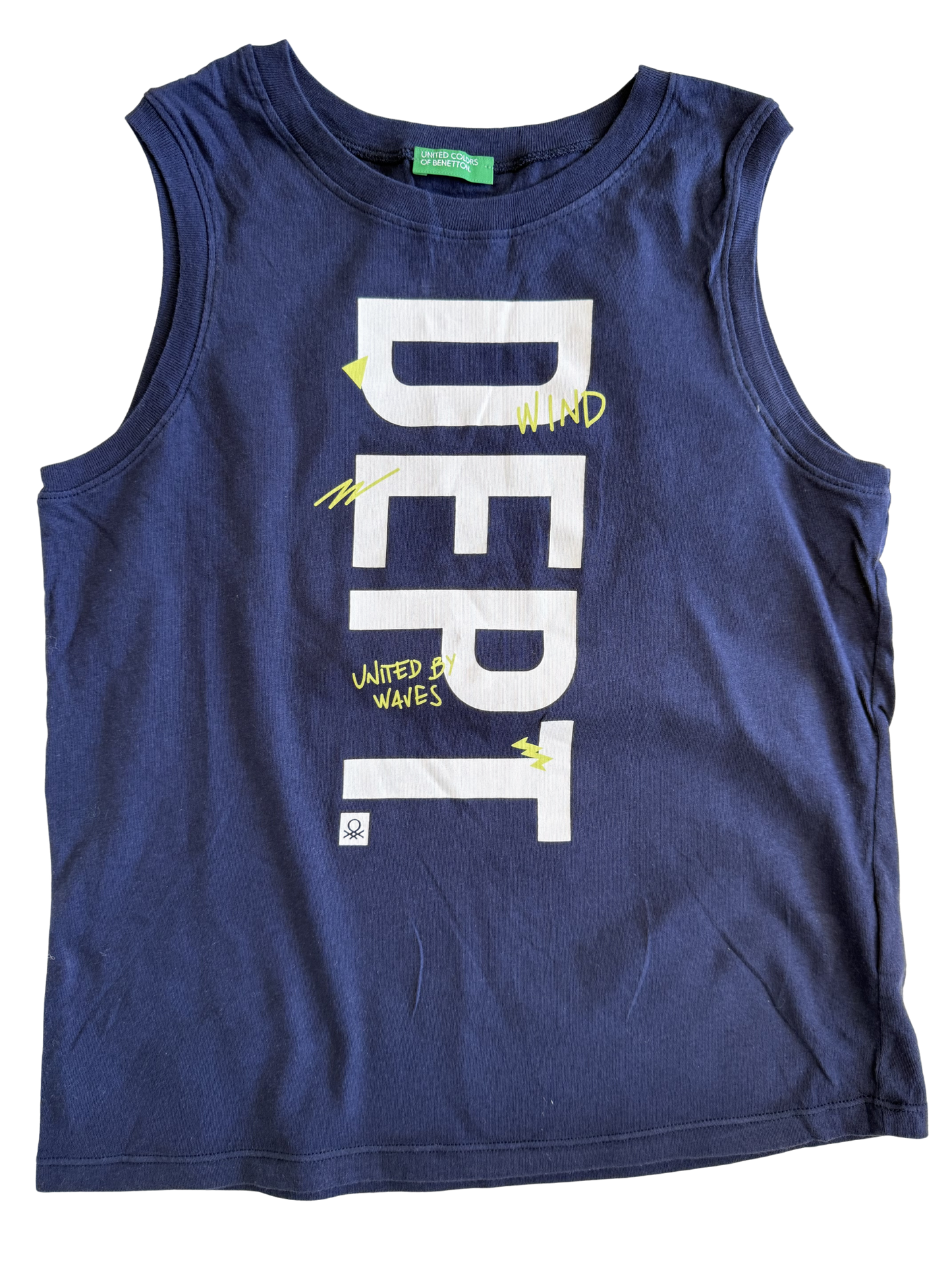 BENETTON Shirt Muscleshirt blau 140