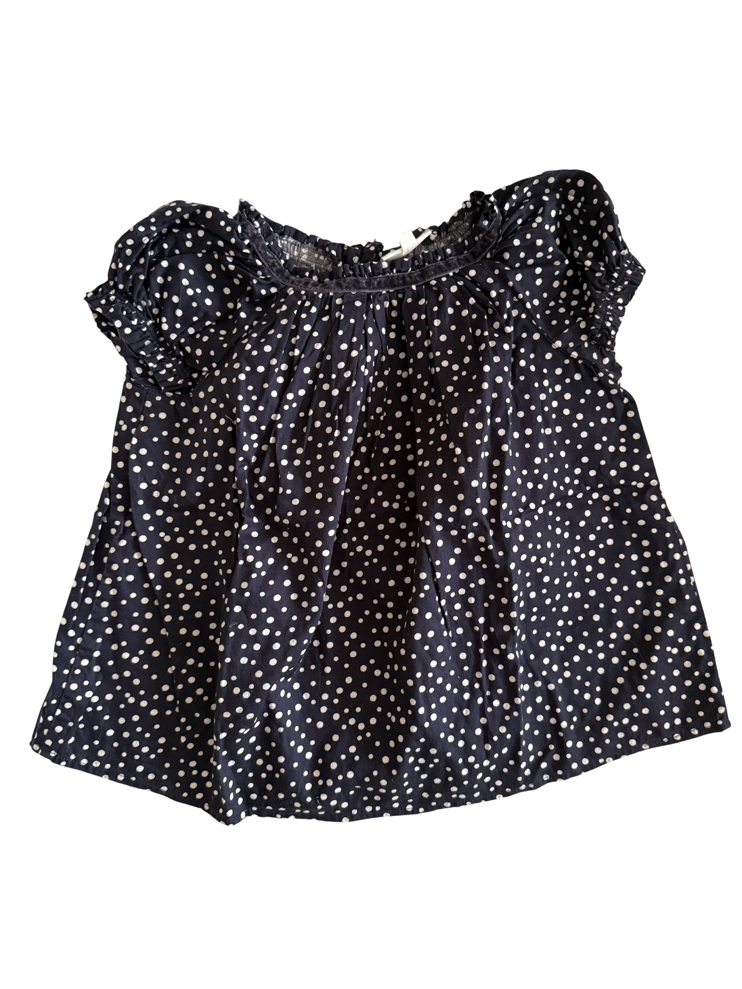 POMPdeLUX Oberteil Bluse blau weiß 104