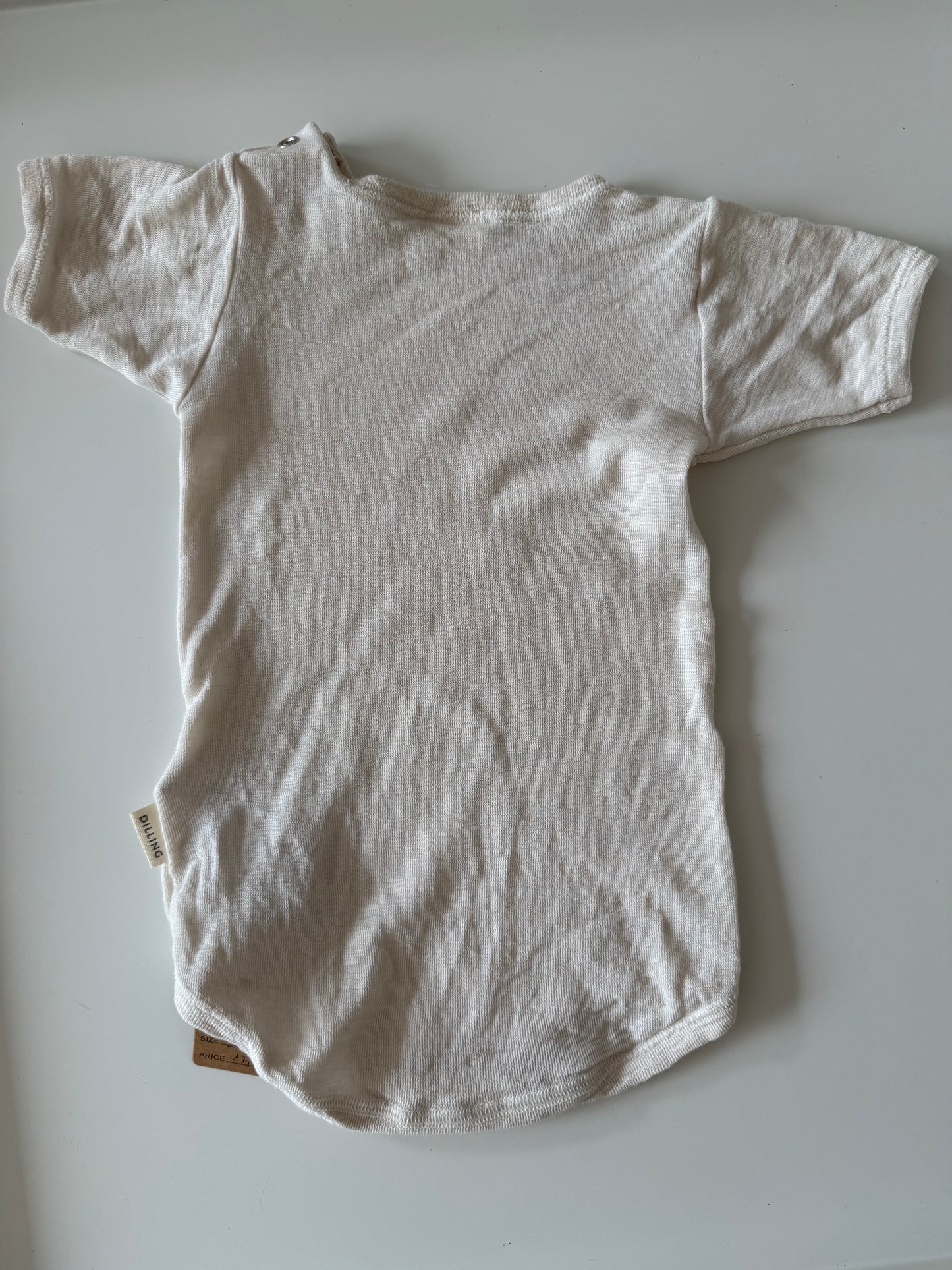 DILLING Body Wolle Seide weiß 80