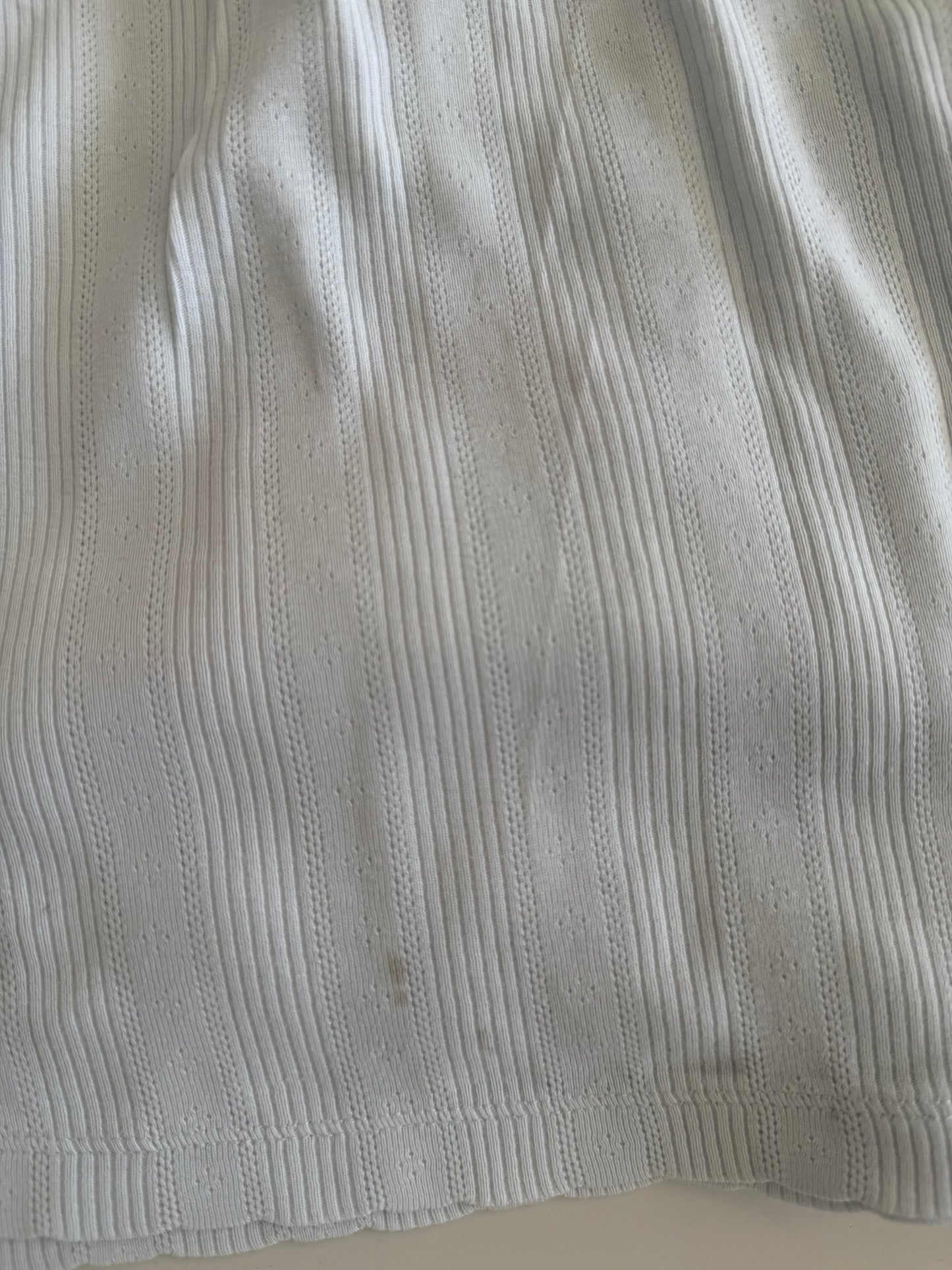 PETIT BATEAU Set Unterhemden weiß hellblau 128