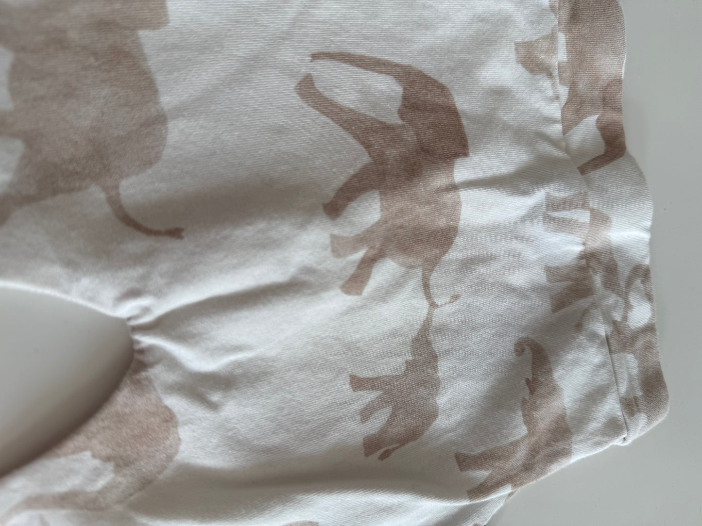 BABYSTYLING Leggings Elefanten beige weiß 62