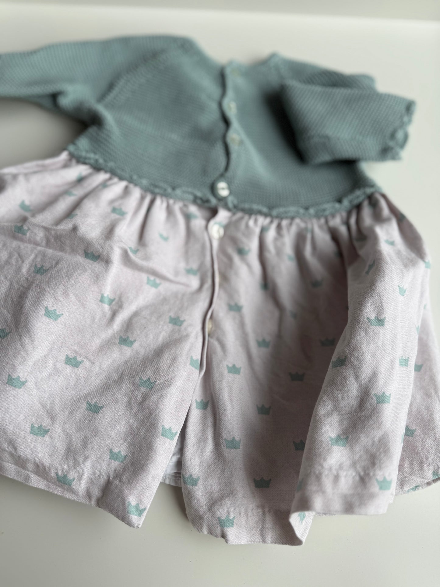 MAYORAL Kleid Strick Leinen 80