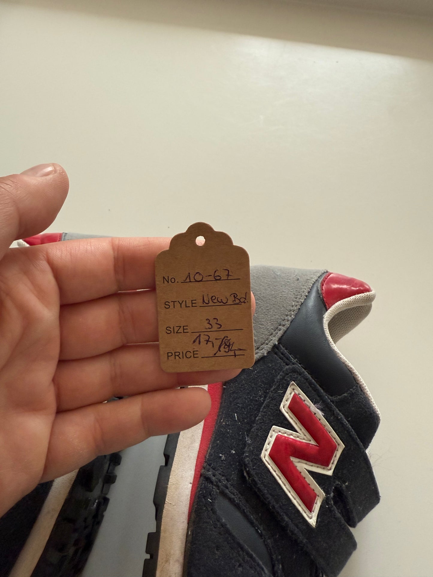 NEW BALANCE Schuhe Sneaker blau weiß rot 33