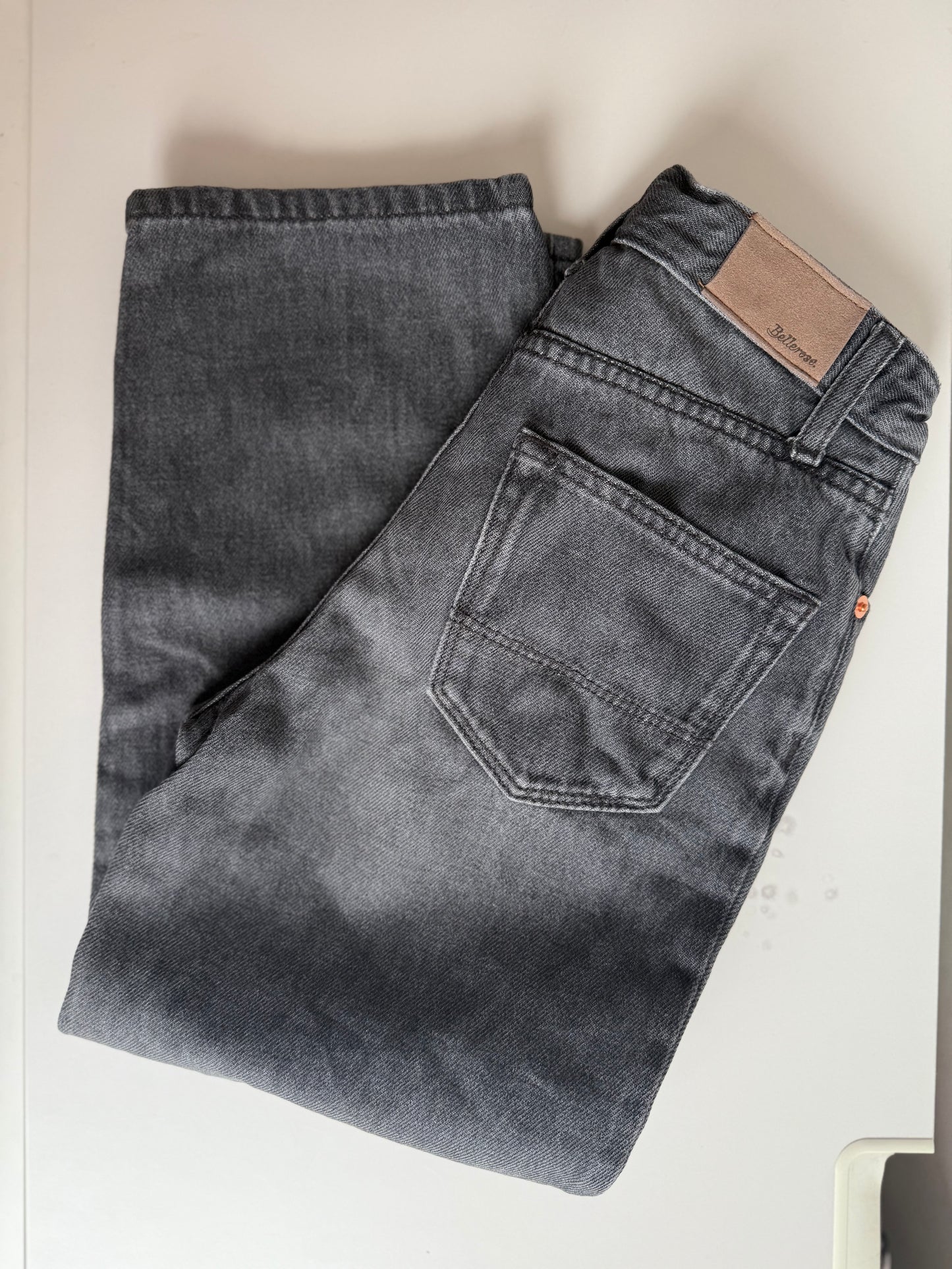 BELLEROSE Jeans grau schwarz 128