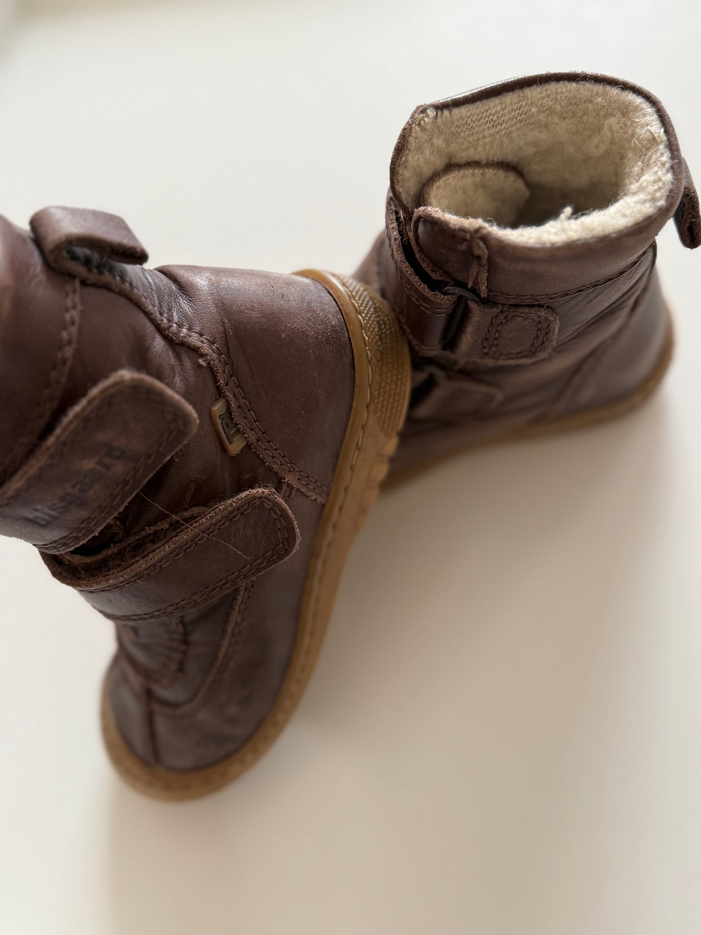 BISGAARD Winterstiefel Leder Wolle braun 26