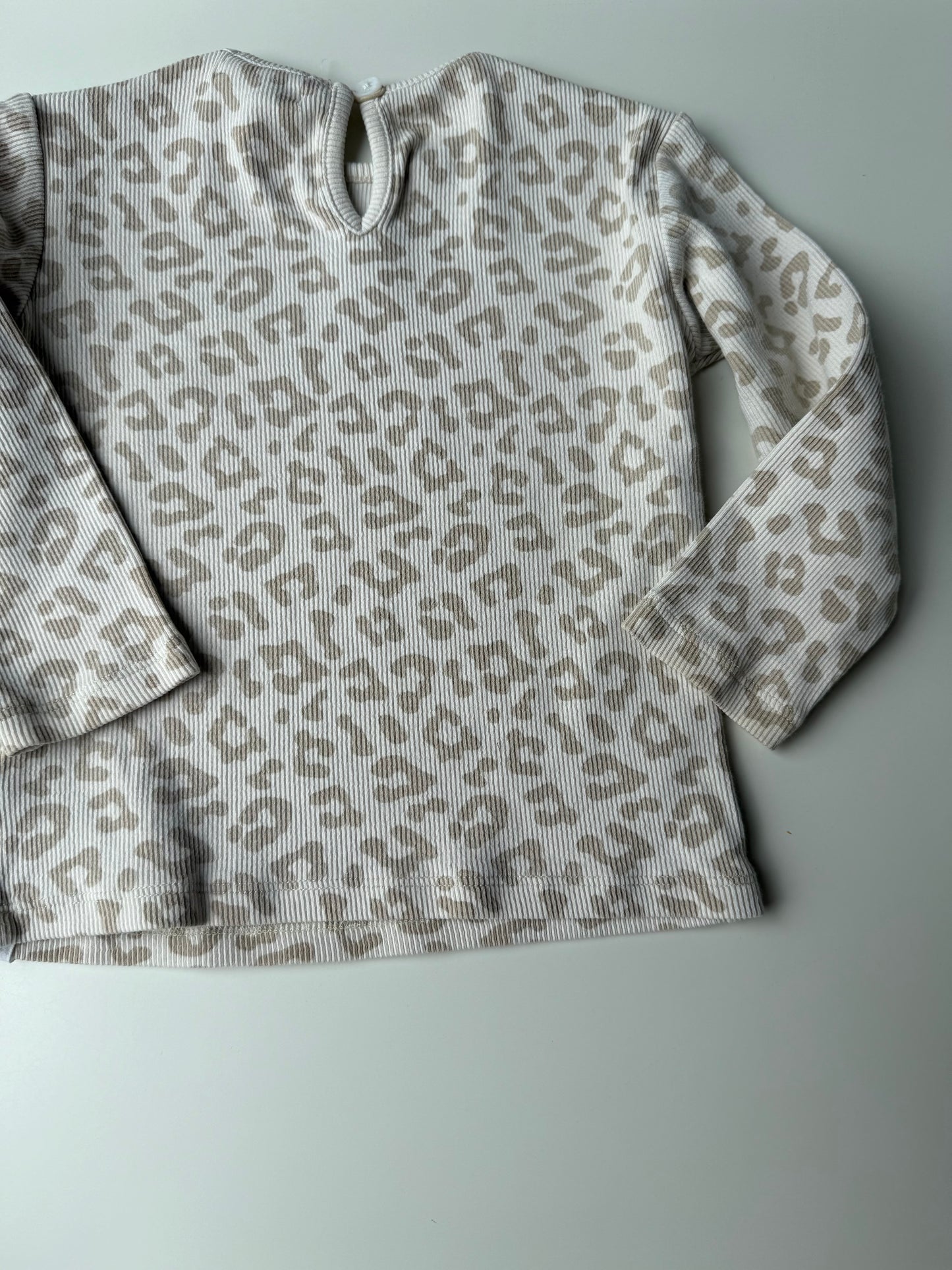 LEEVJE Langarmshirt Leo Ripp 86/92