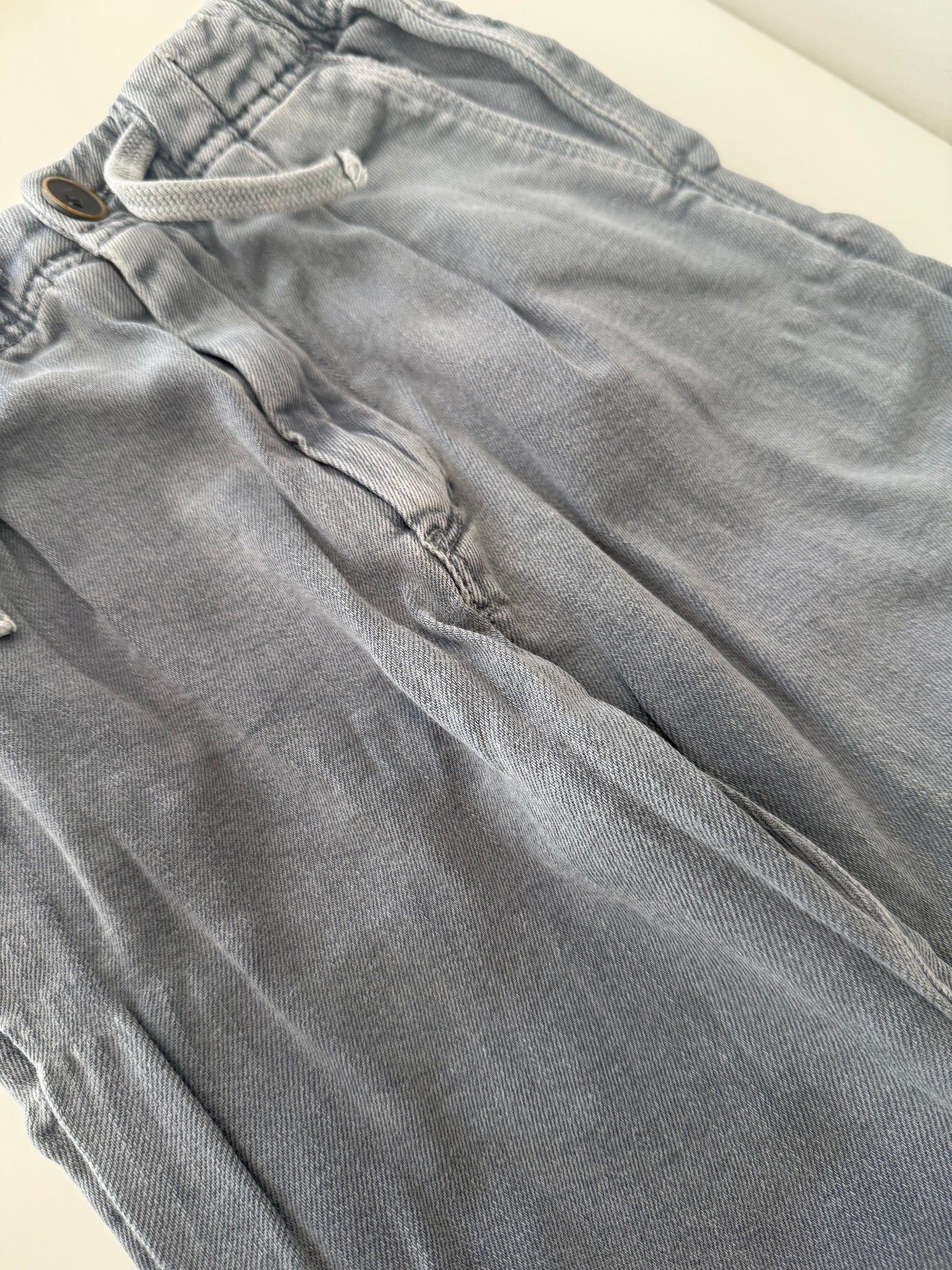 ZARA Jeans Joggpants grau schwarz 116