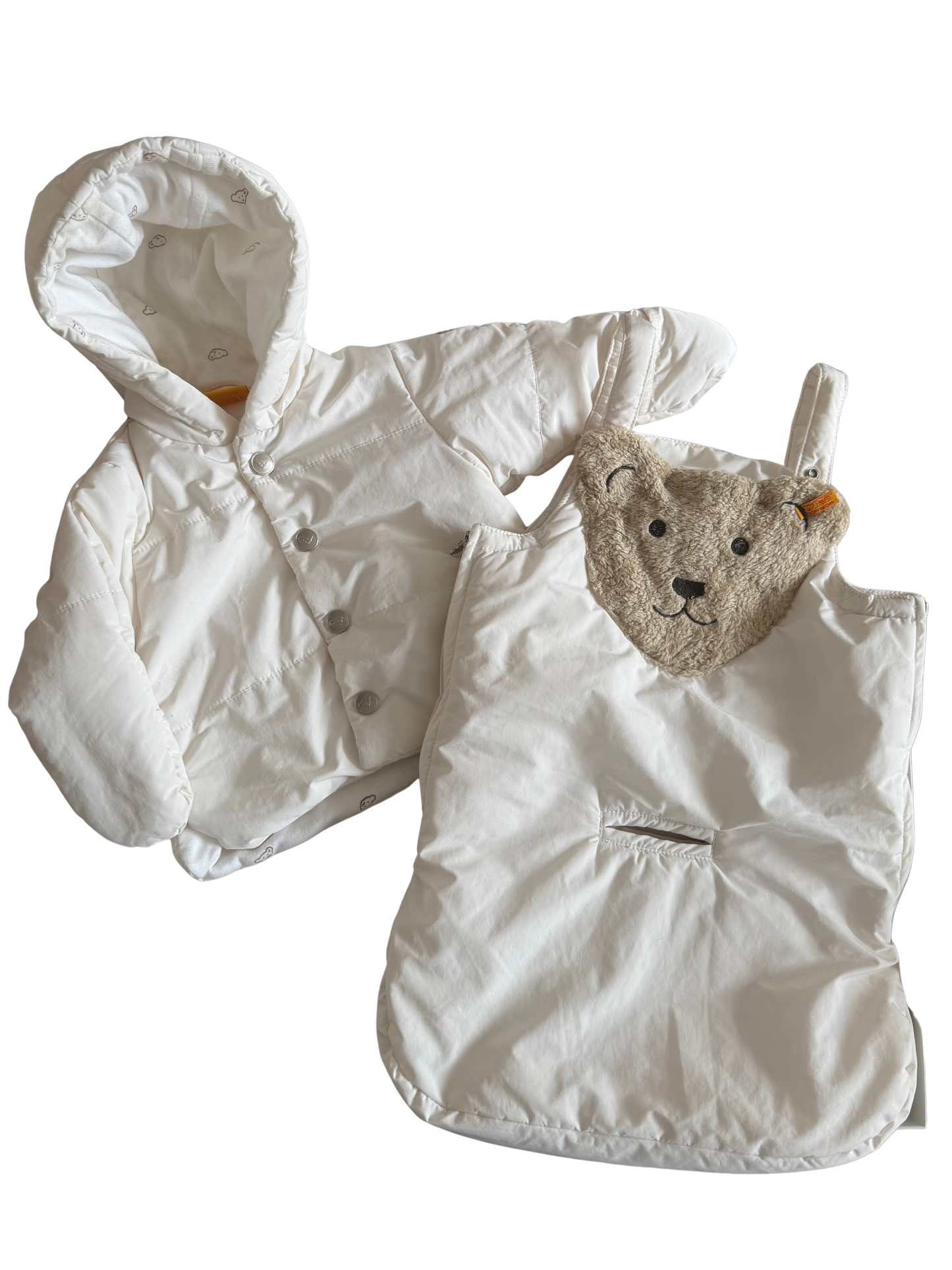STEIFF Jacke und Sack für Kinderwagen oder Babyschale Schneeanzug