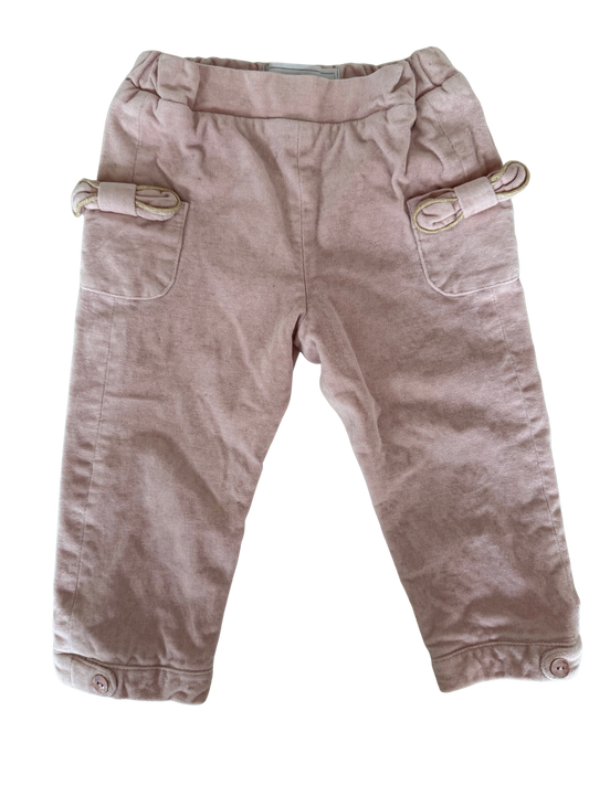 TARTINE AU CHOCOLAT Samt Hose rosa 86