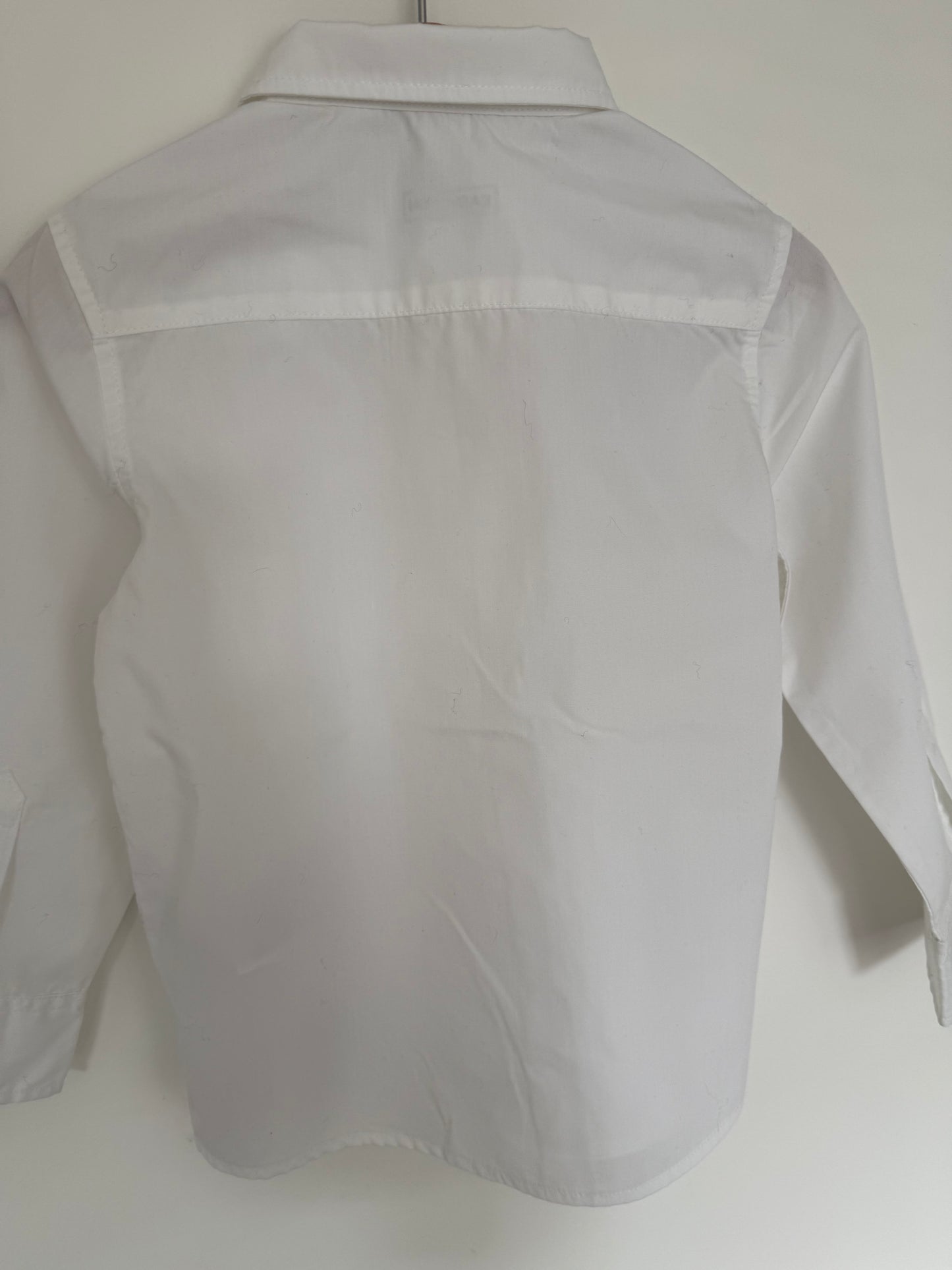 H&M Hemd easy iron weiß 98