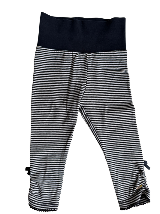 STEIFF Leggings gestreift blau weiß 74