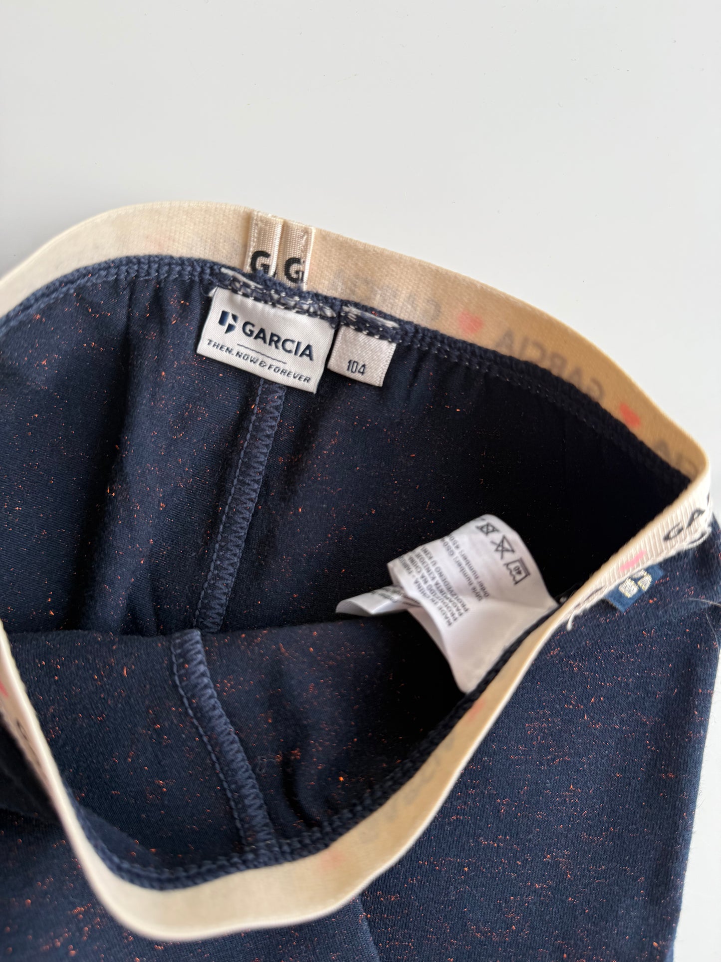 GARCIA Leggings Glitzer blau 104