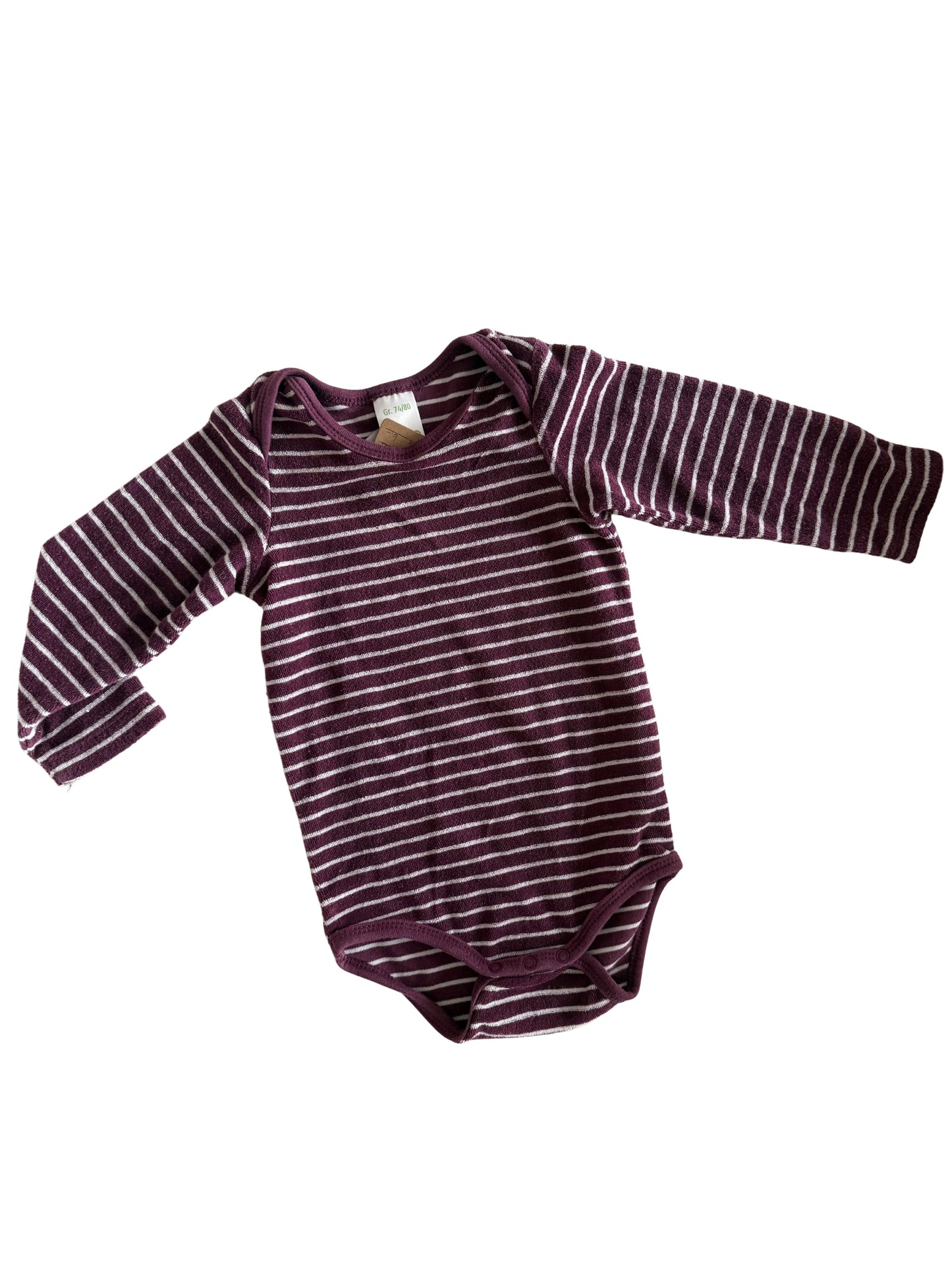 ALANA Body Frottee lila weiß 74/80