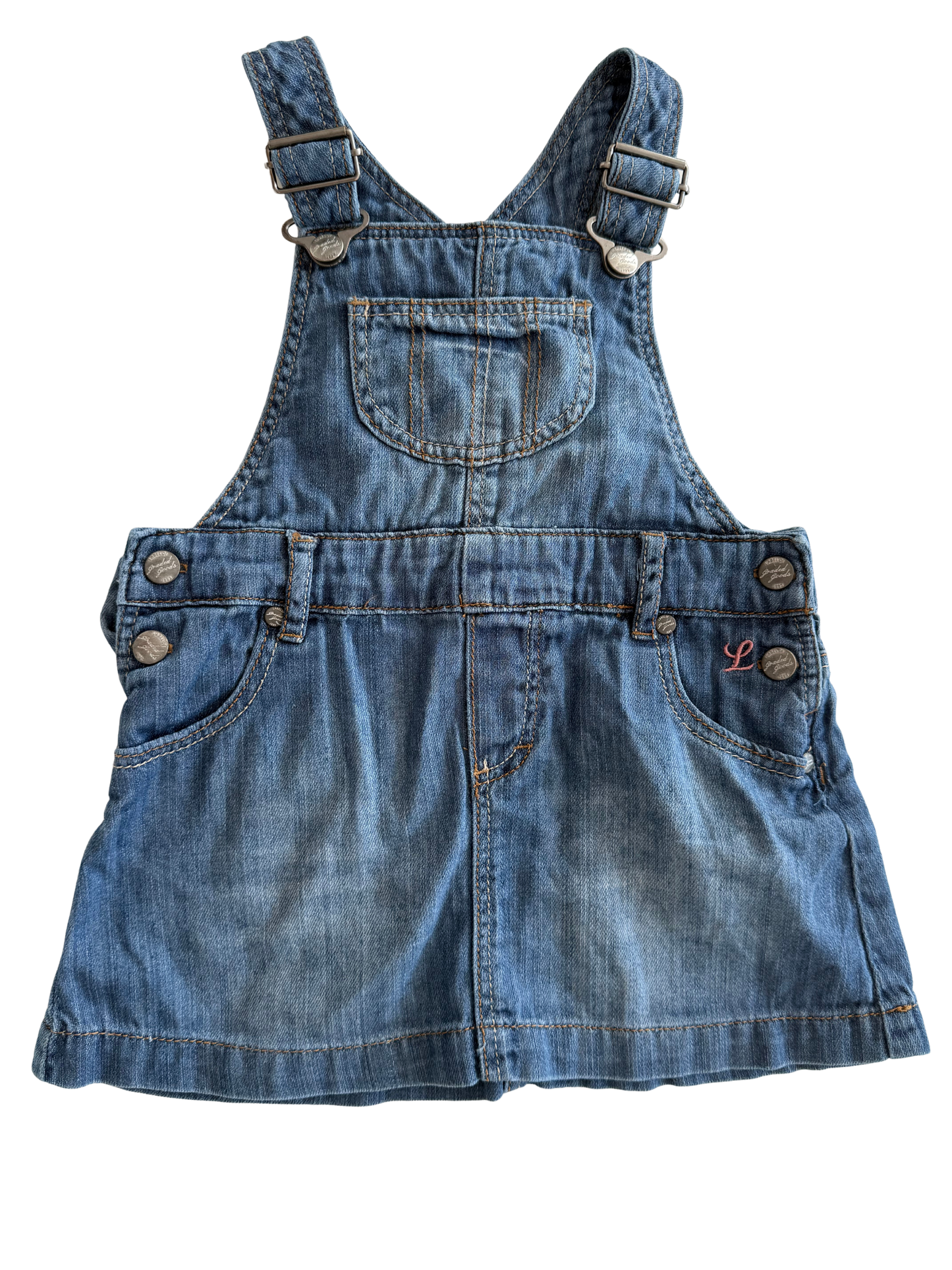 H&M Latzrock Jeans 80