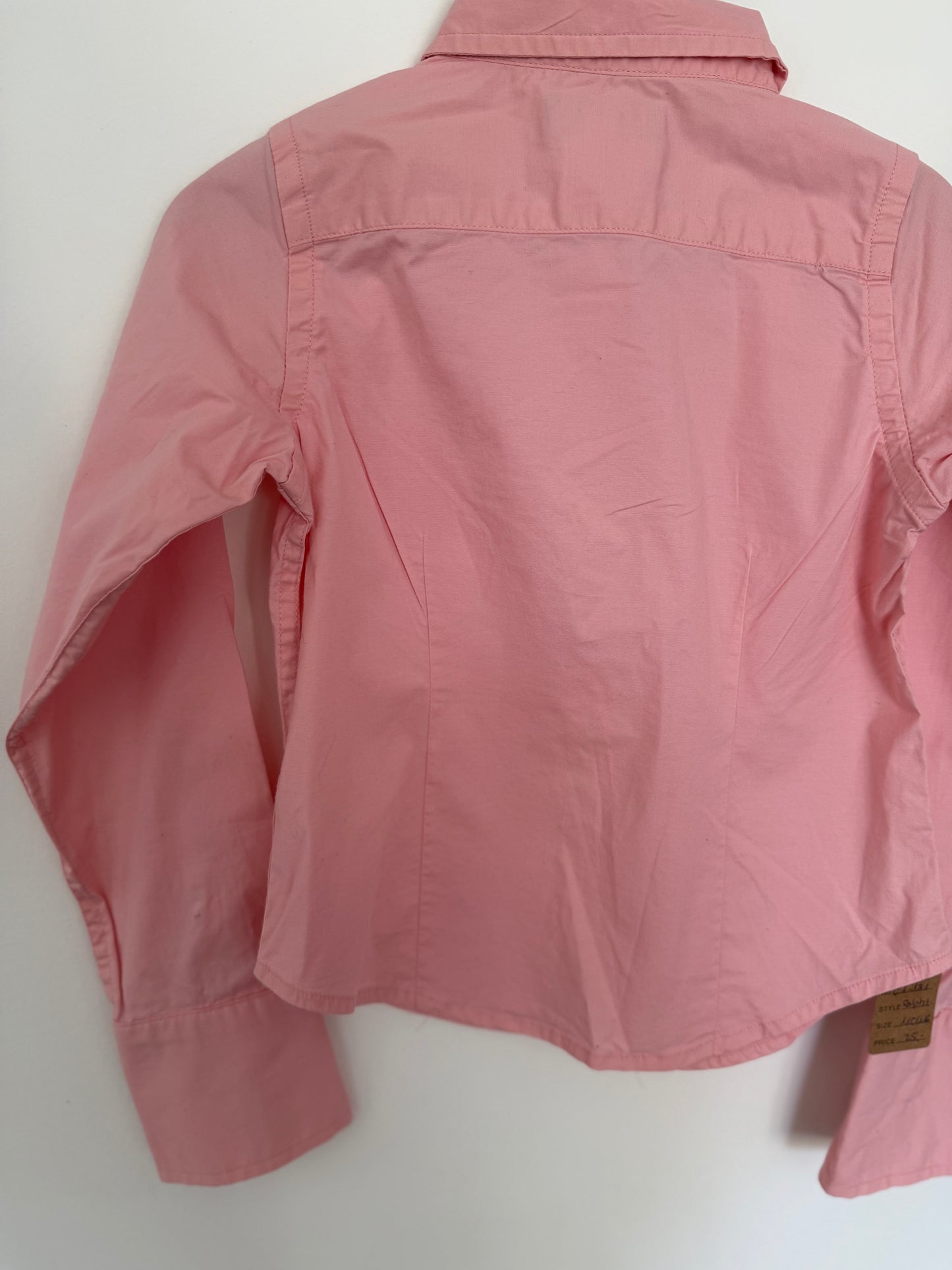 RALPH LAUREN Bluse Manschetten rosa 110/116