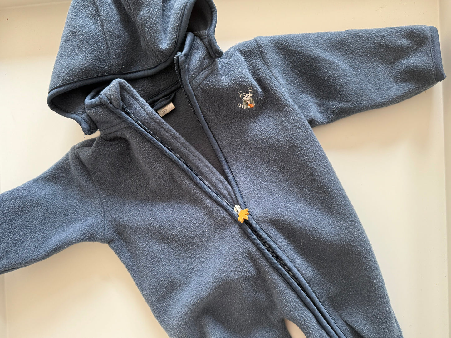 TCHIBO Fleeceanzug Jacke dunkelblau 50/56