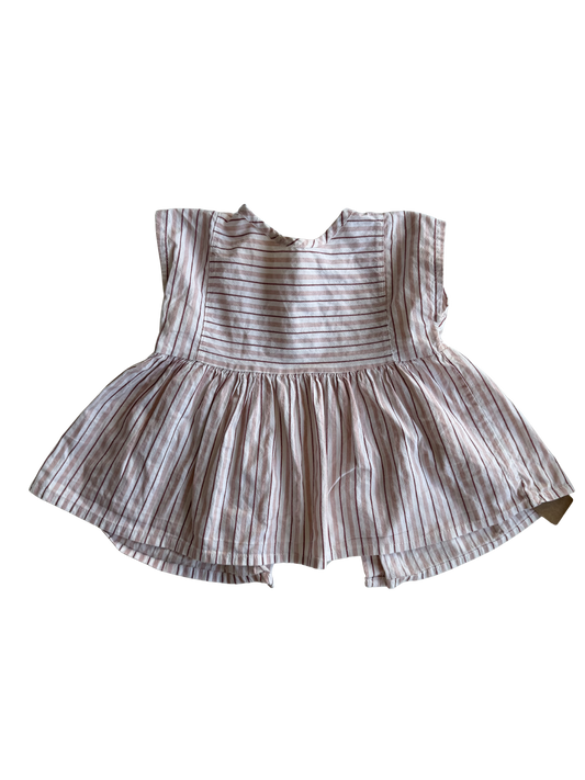1+ in the family Kleid Tunika Leinen apricot weiß 80