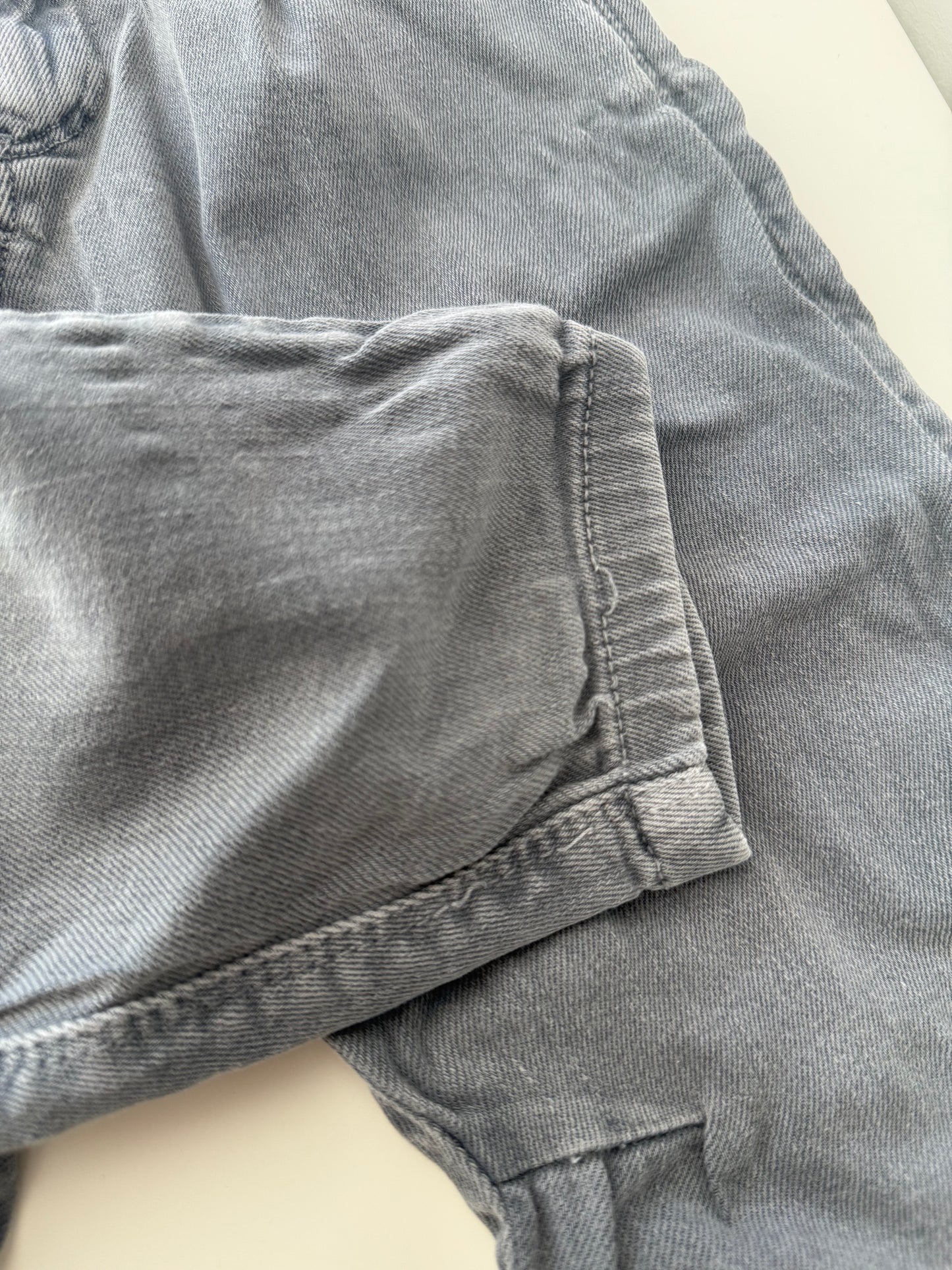ZARA Jeans Joggpants grau schwarz 116