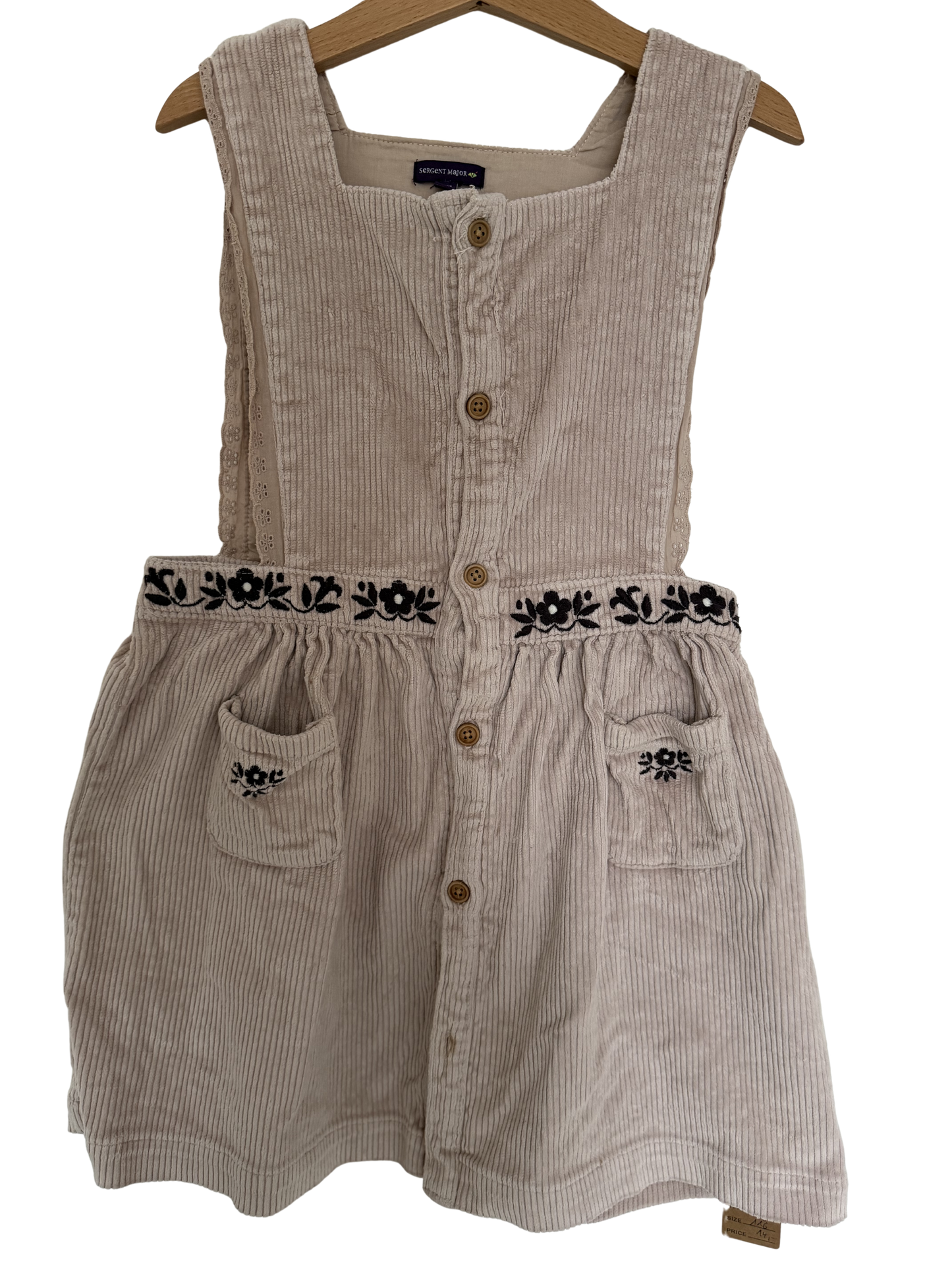 SERGENT MAJOR Kordkleid beige 116