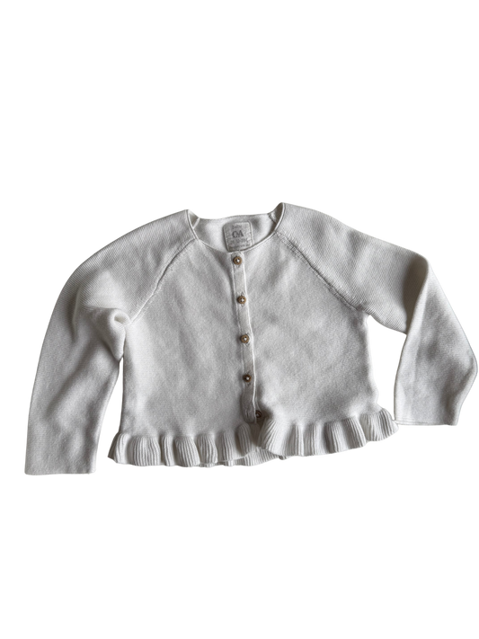 C&A Strickjacke weiß 86