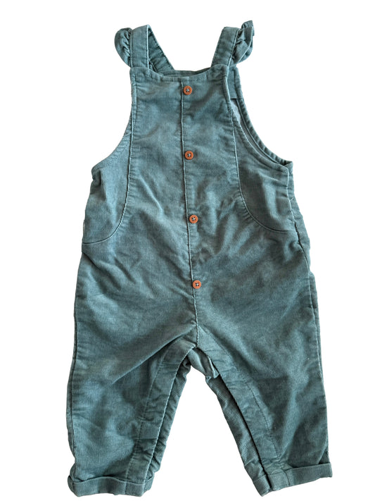 OBAIBI Latzhose Kord Salbei grün 74