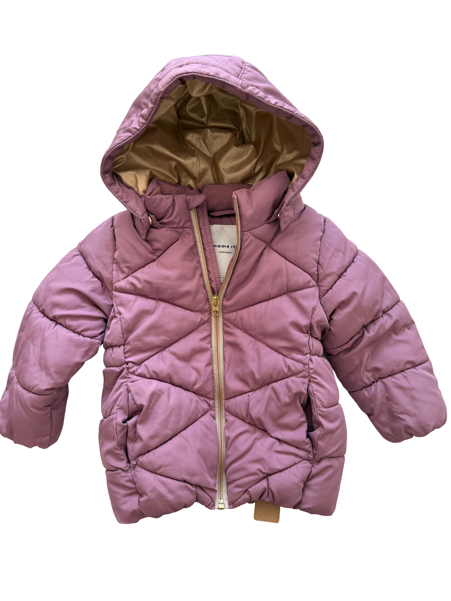NAME IT Winterjacke Flieder altrosa 86