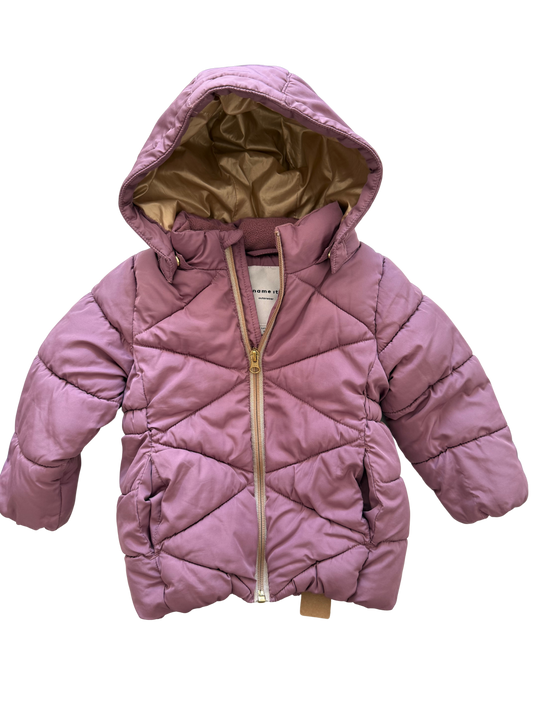 NAME IT Winterjacke Flieder altrosa 86